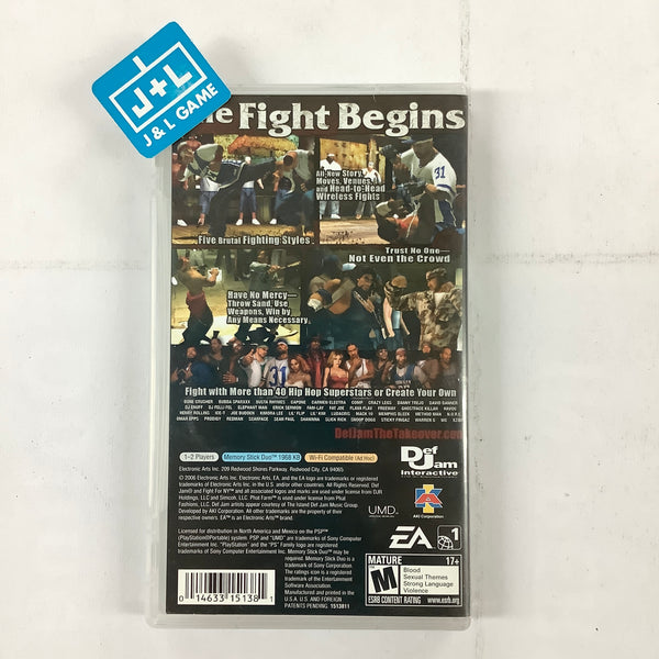  Def Jam Fight For NY The Takeover - Sony PSP : Artist