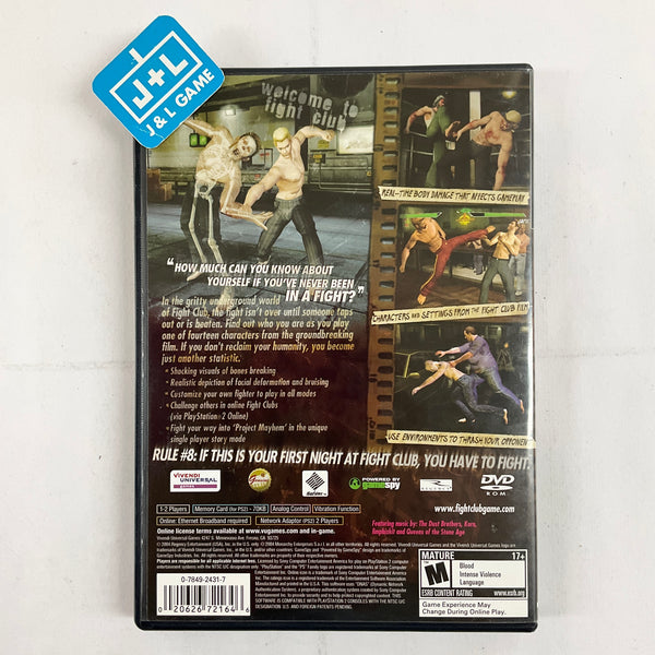 Fight Club ( Clube Da Luta ) Original Playstation 2 Ps2