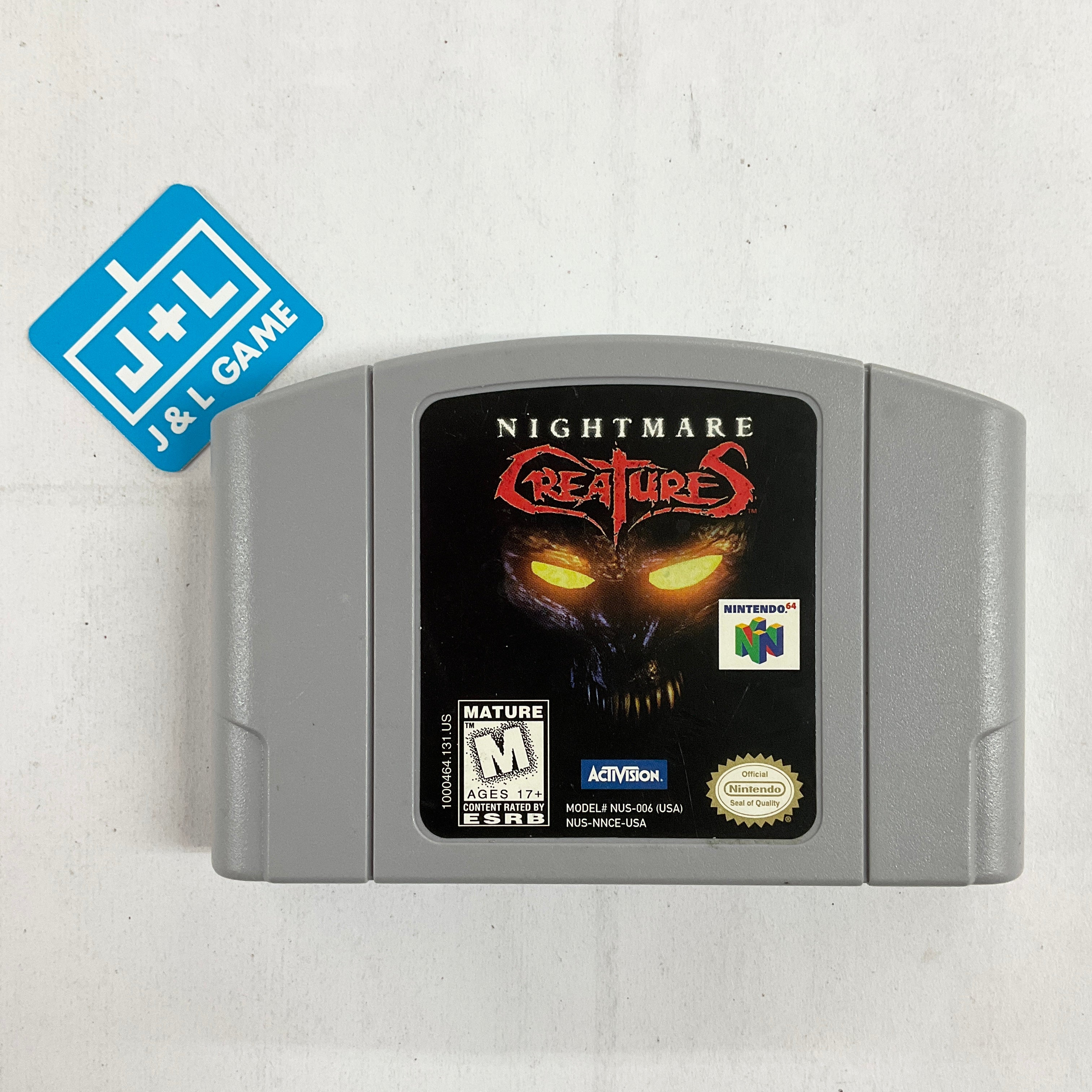 Nightmare Creatures - (N64) Nintendo 64 [Pre-Owned]