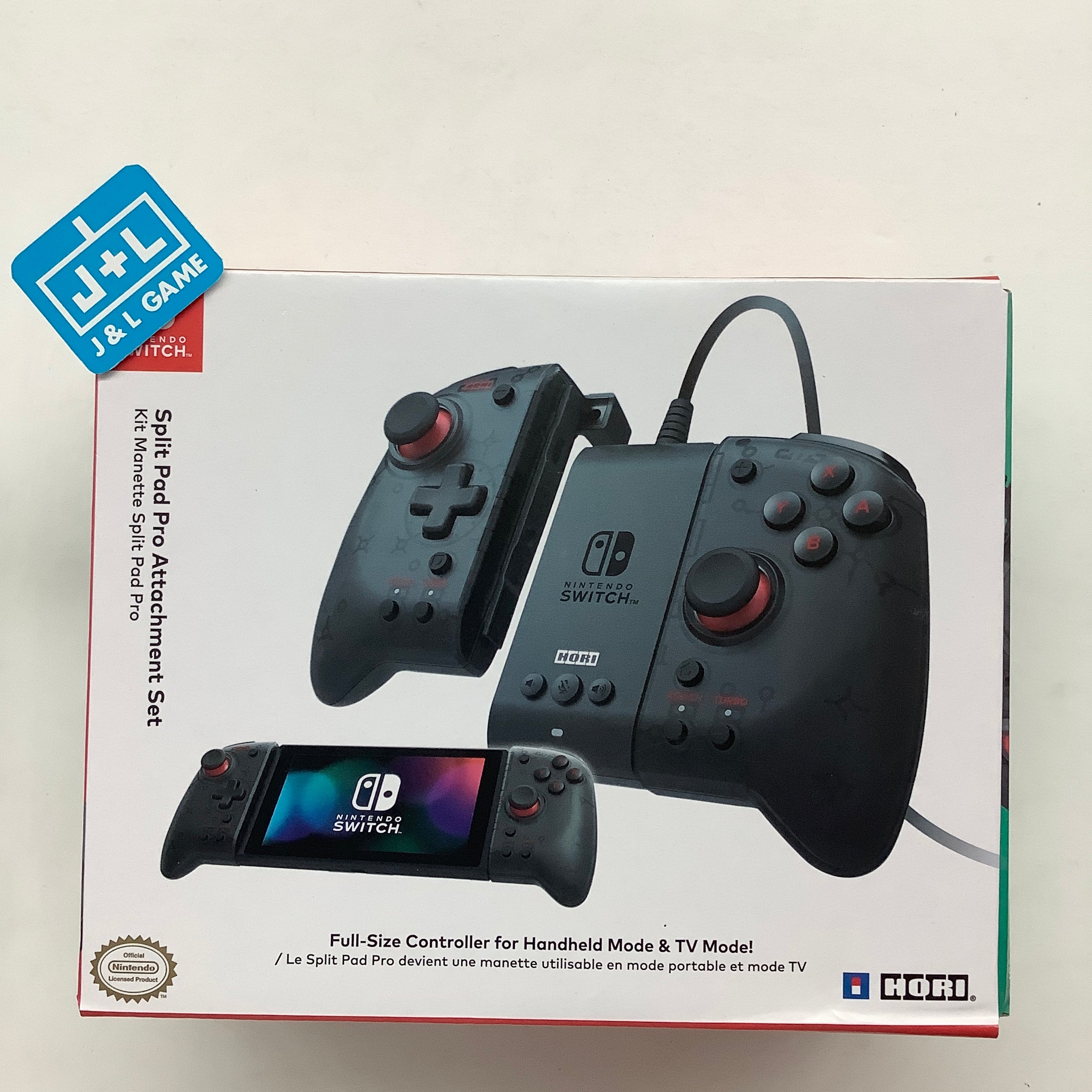 Nintendo switch Hori split pad pro attachment store set