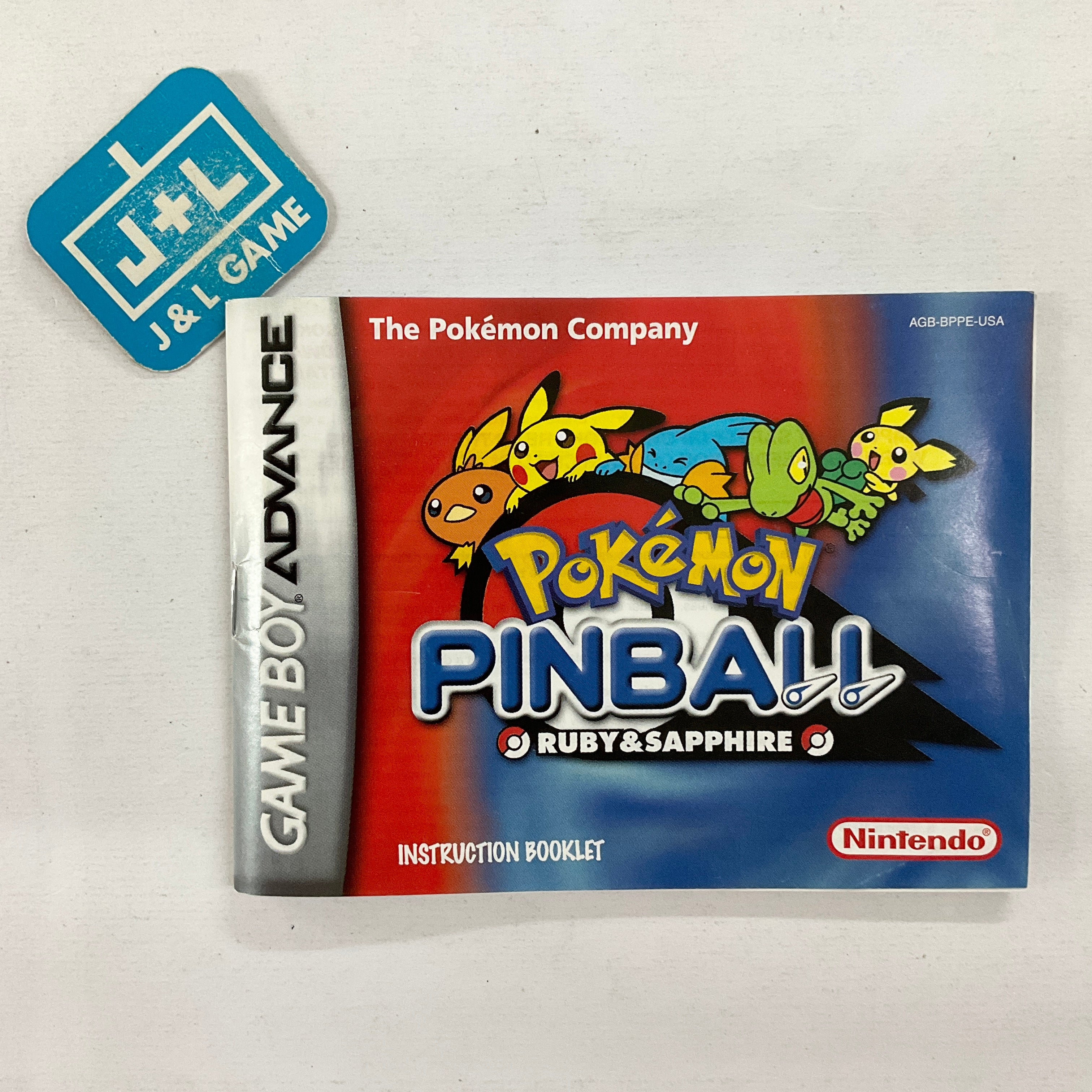 Pokemon Pinball: Ruby & Sapphire - (GBA) Game Boy Advance [Pre-Owned] Video Games Nintendo   