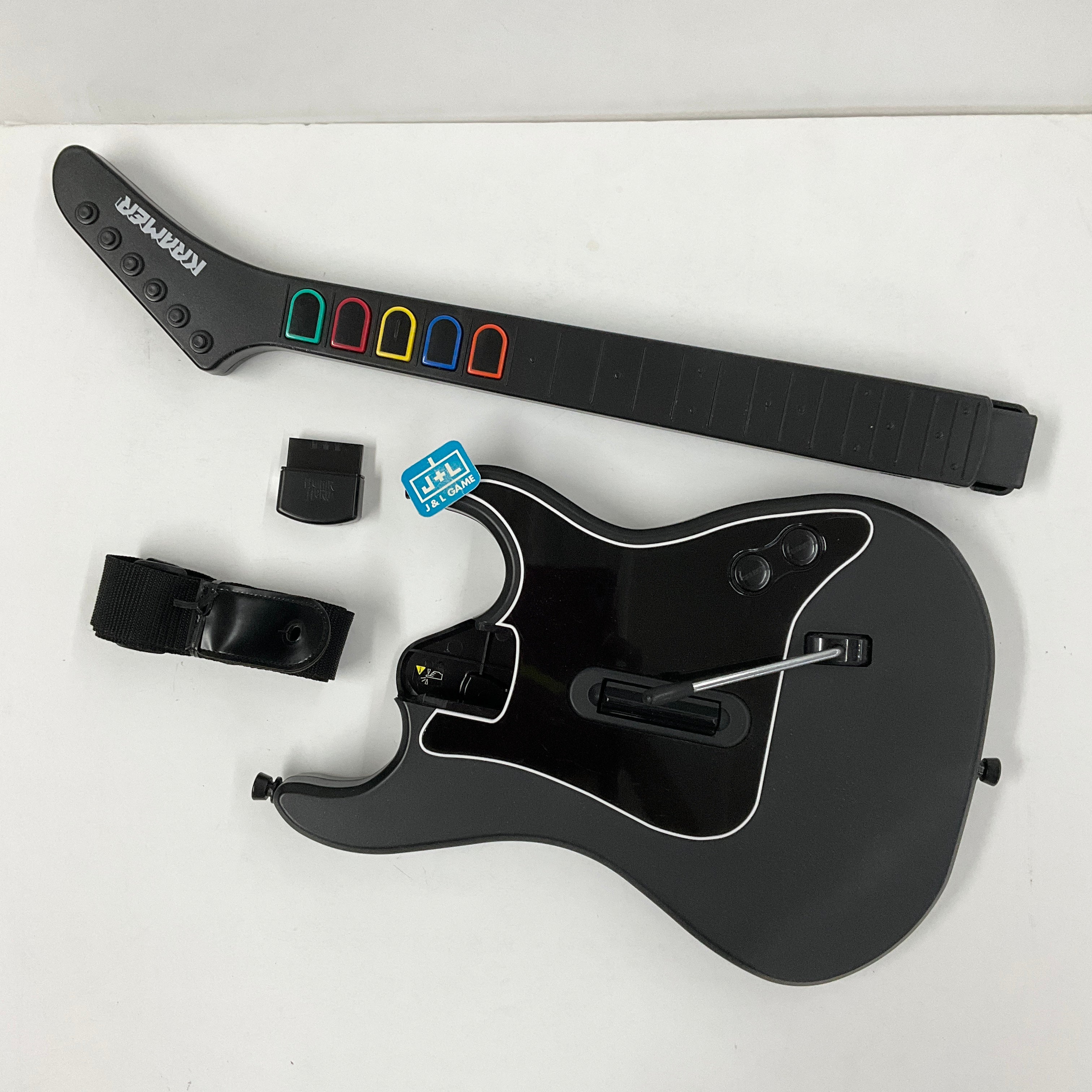 Guitar Hero Wireless Guitar Controller (Kramer Striker) - (PS2) PlayStation 2 [Pre-Owned] Accessories ACTIVISION   