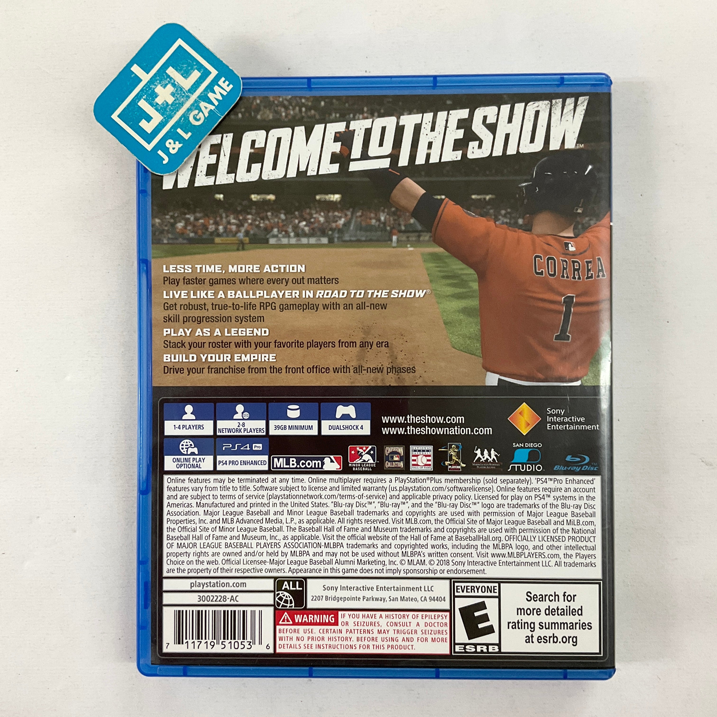 MLB The Show 18 - (PS4) Playstation 4 [Pre-Owned]  Sony   