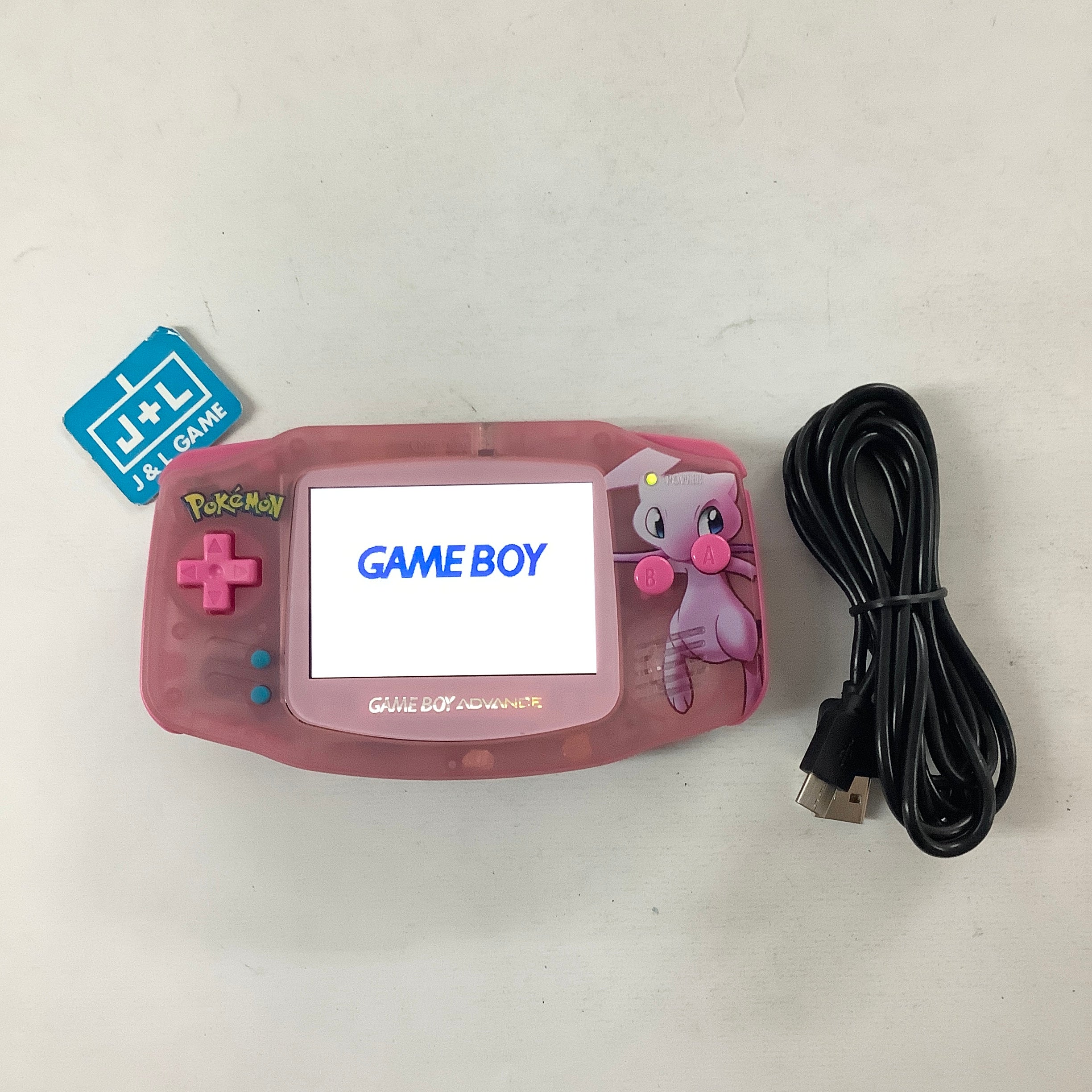 Nintendo Game Boy Advance Console (Clear Pink Custom with Backlight) - (GBA) Game Boy Advance [Pre-Owned] Consoles Nintendo   