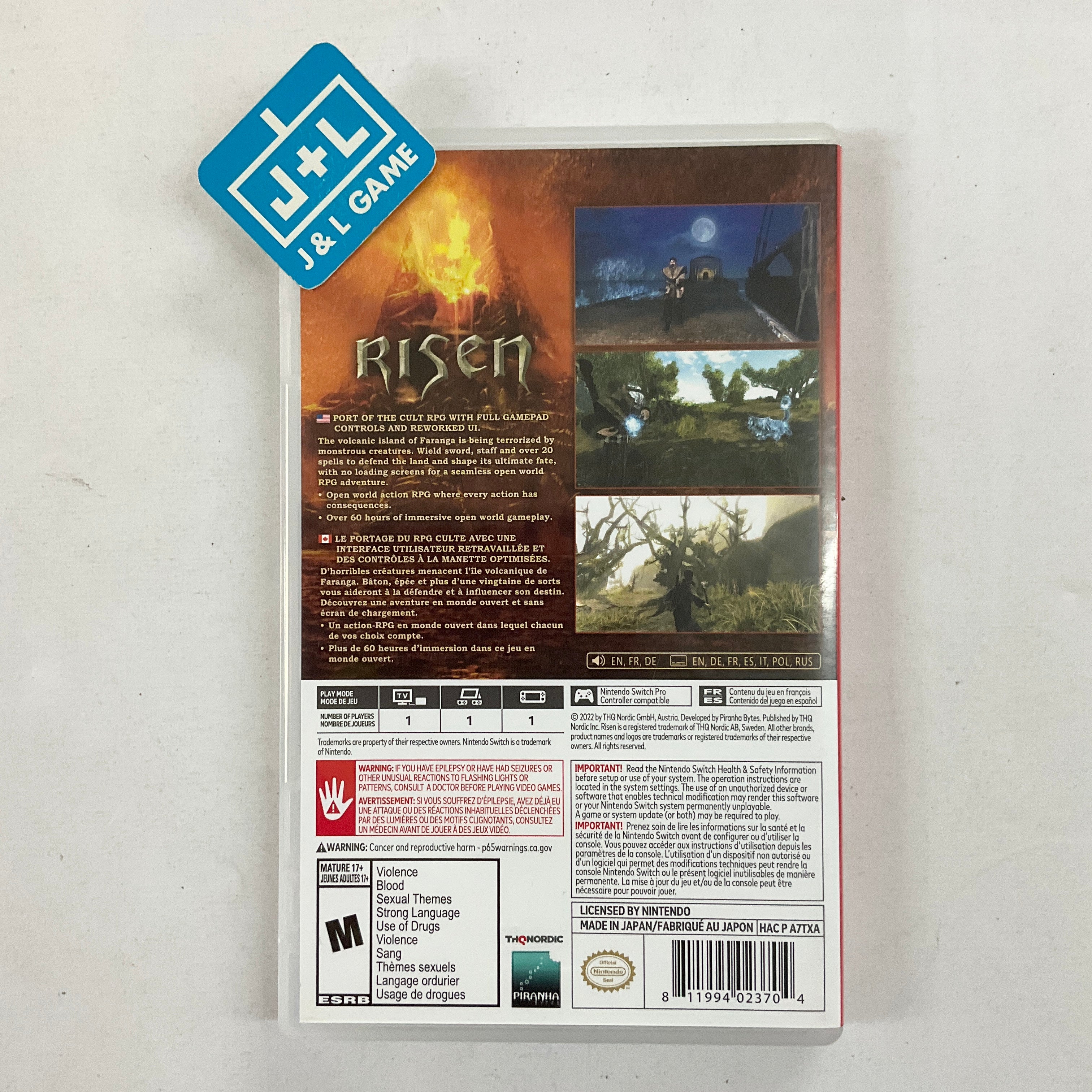 Risen - (NSW) Nintendo Switch [Pre-Owned] Video Games THQ Nordic   