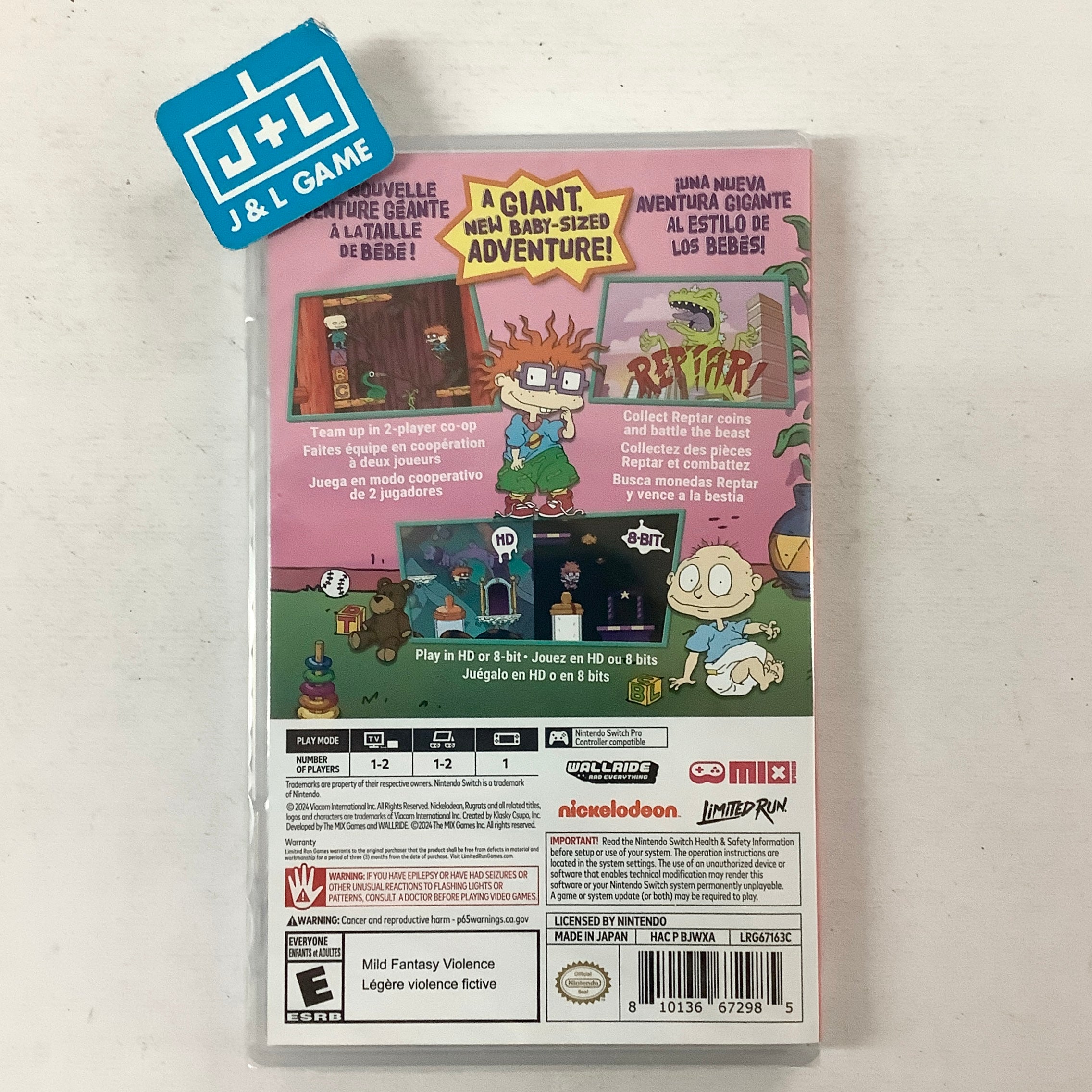 Rugrats: Adventures in Gameland - (NSW) Nintendo Switch Video Games Limited Run