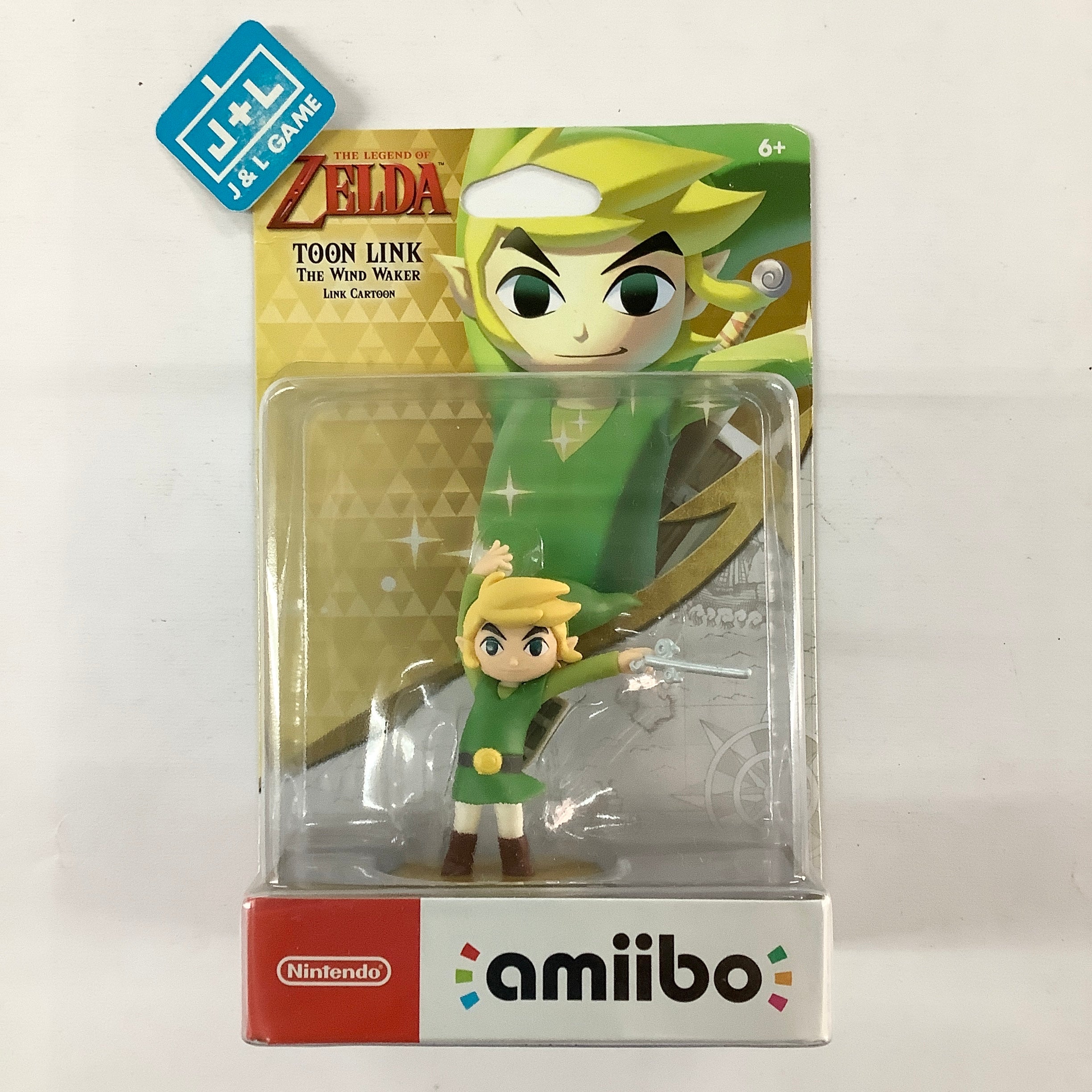 The Legend Of Zelda 30th Anniversary outlets Toon Link/Zelda Wind Waker amiibo Figure