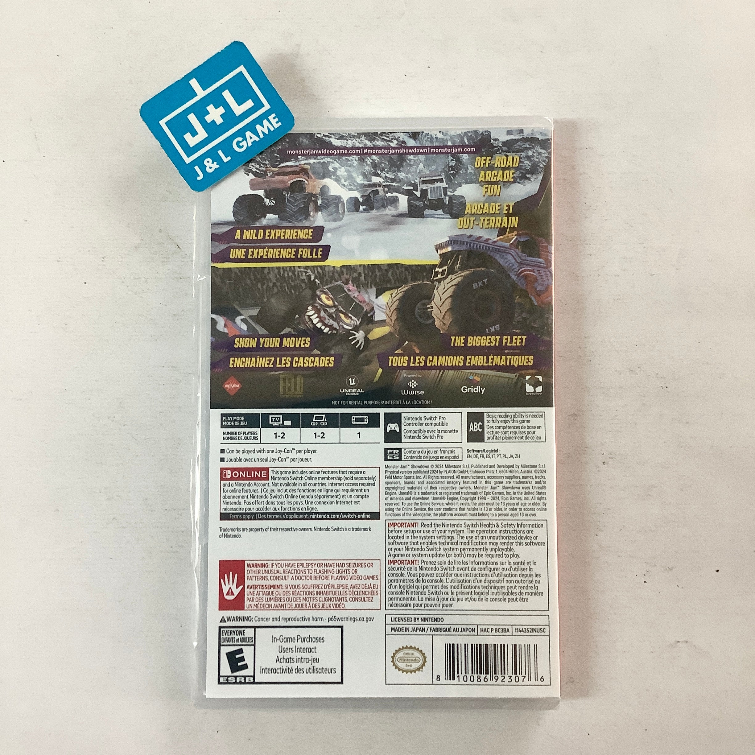 Monster Jam Showdown - (NSW) Nintendo Switch Video Games Milestone S.r.l   