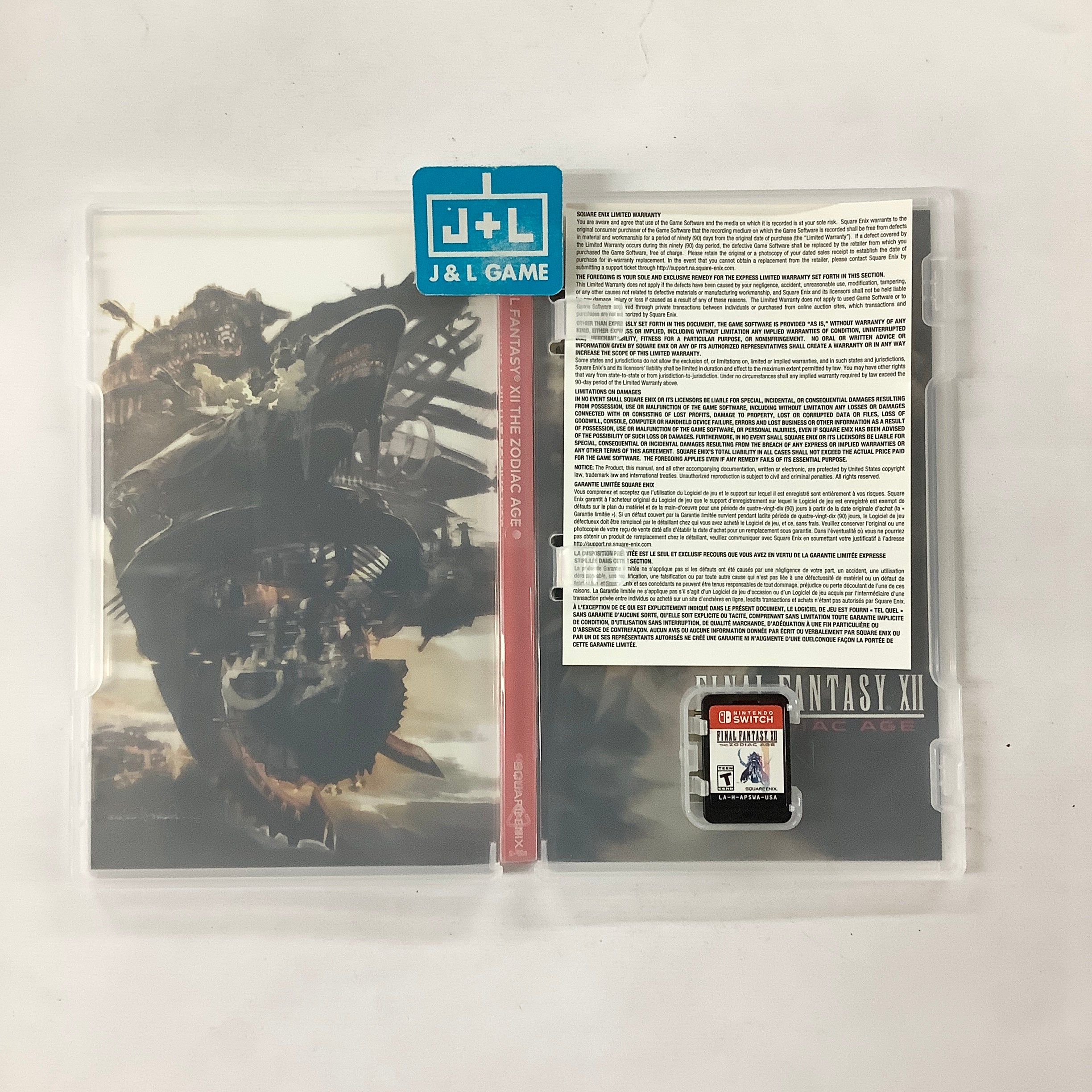 Final Fantasy XII The Zodiac Age - (NSW) Nintendo Switch [Pre-Owned] Video Games Square Enix   