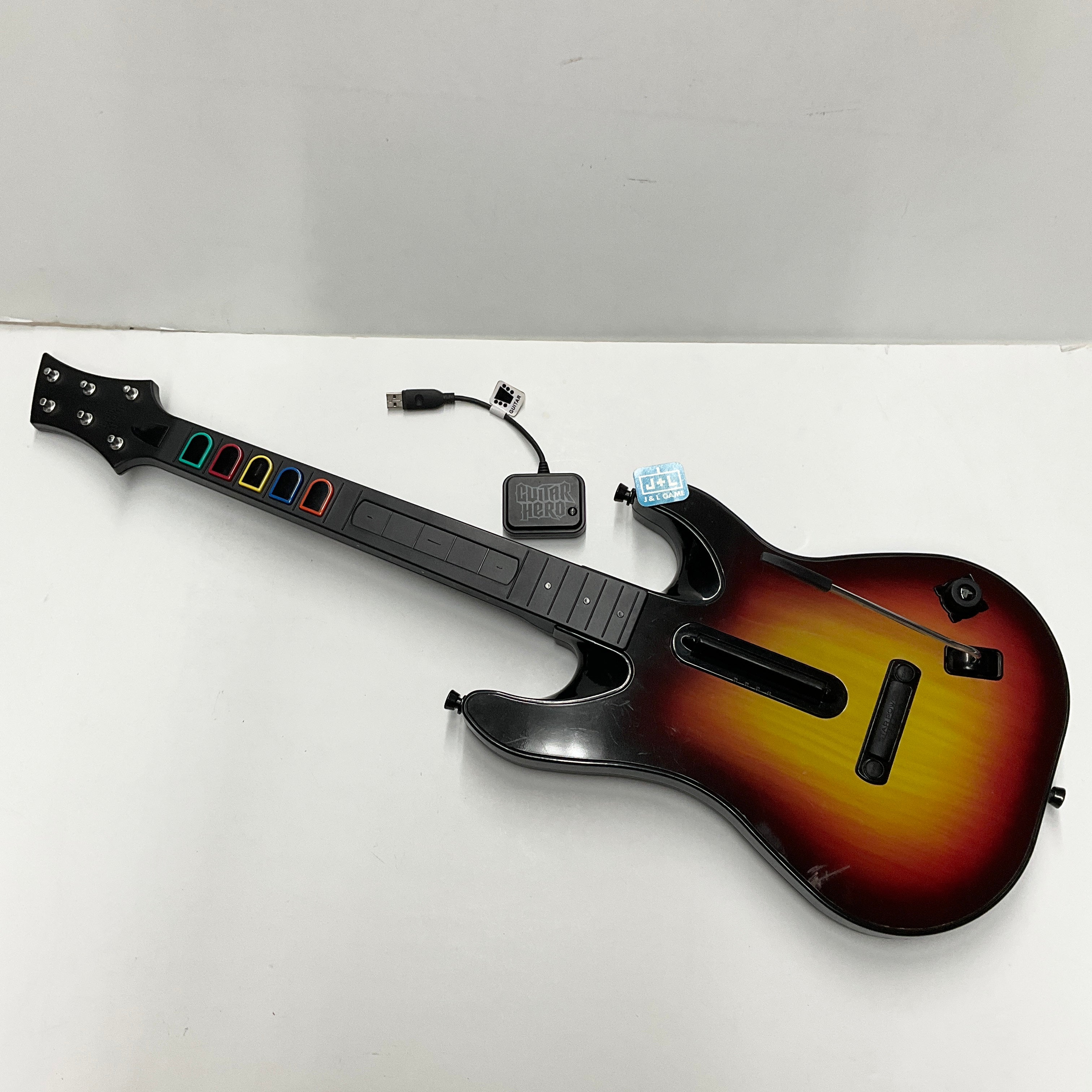 Guitar Hero Wireless Guitar Controller (Activision Sunburst) - (PS3) Playstation 3 [Pre-Owned] Accessories Activision   