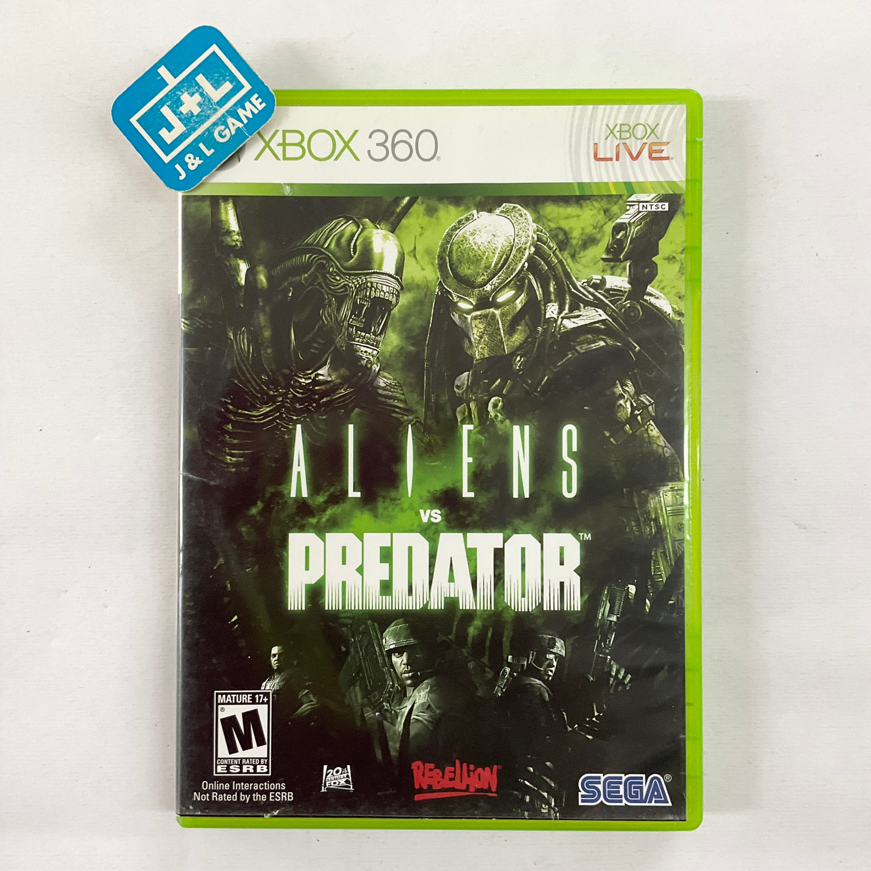 Aliens vs. Predator - Xbox 360 [Pre-Owned] Video Games Sega   