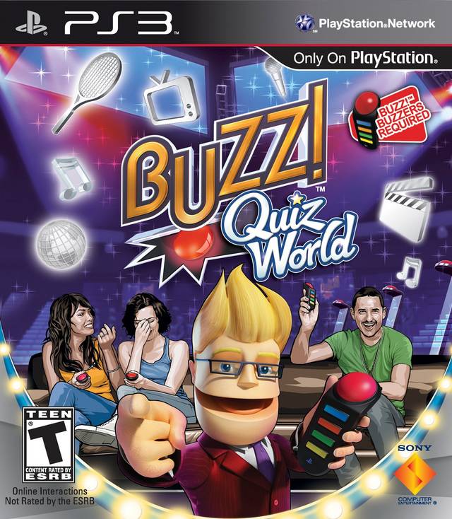 Buzz! Quiz World (Game Only) - (PS3) PlayStation 3 Video Games SCEA   