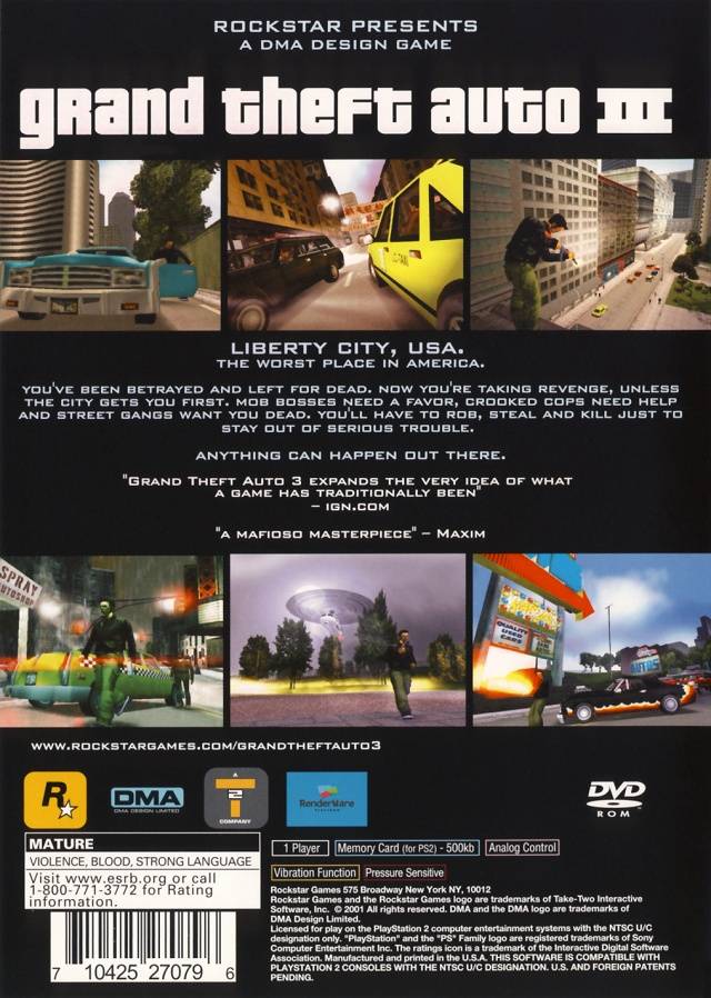 Gta iii clearance ps2