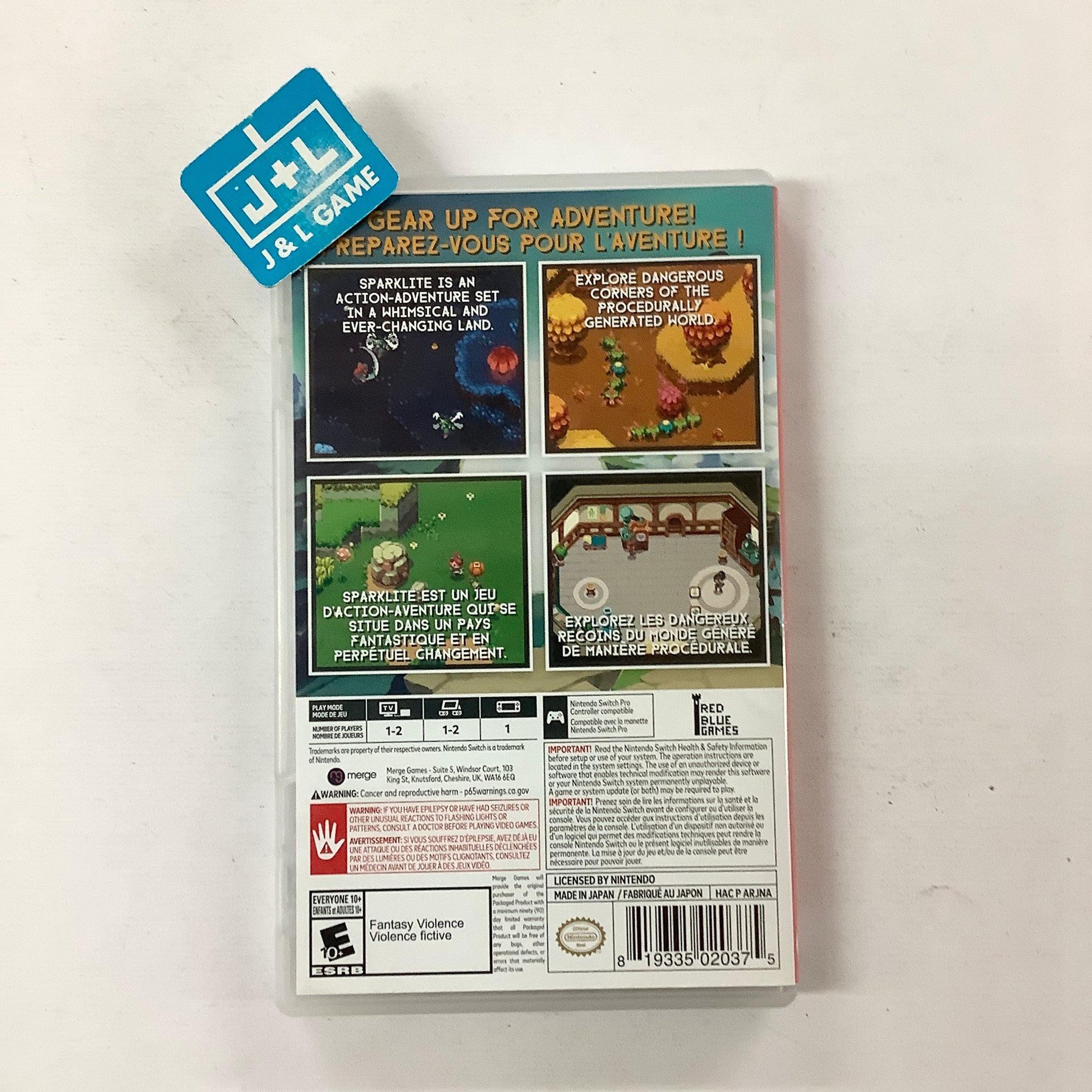 Sparklite - (NSW) Nintendo Switch [Pre-Owned] | J&L Game