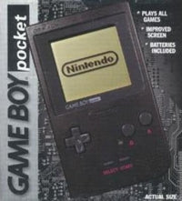 Nintendo Game Boy Pocket (Black with backlight)- (GBP) Game Boy Pocket [Pre-Owned] Consoles Nintendo   