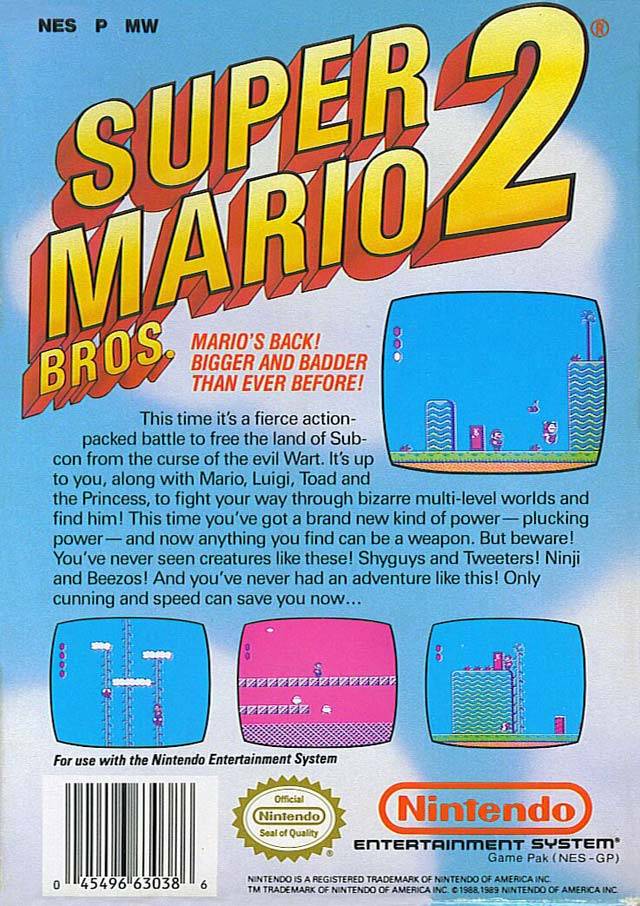 Super mario bros 2 NES In box popular