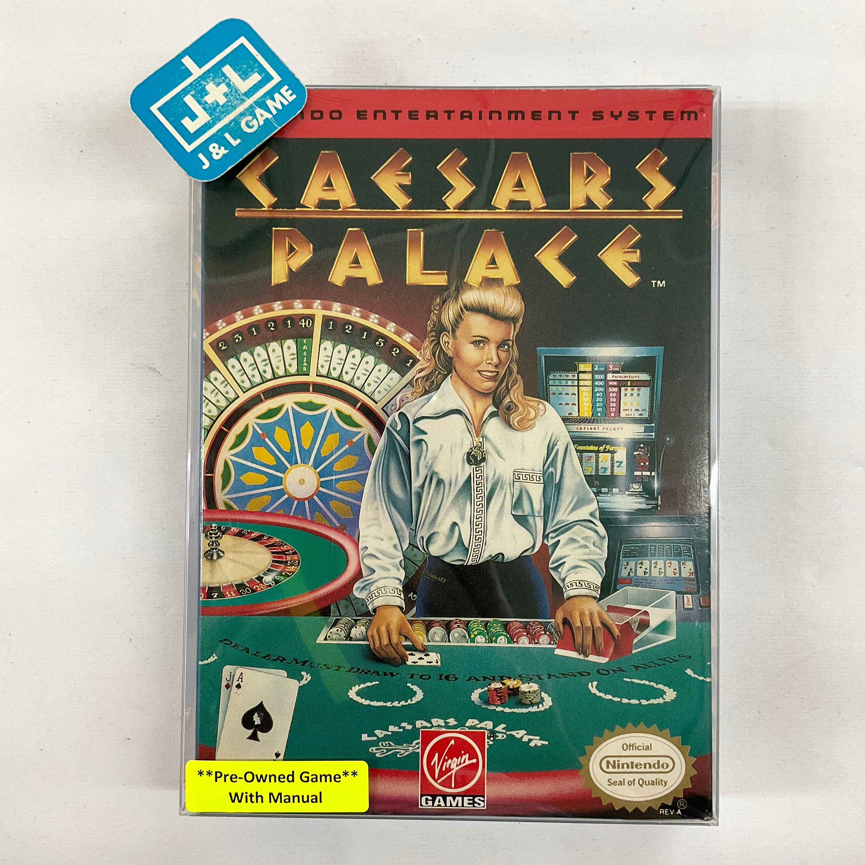 Caesars Palace - (NES) Nintendo Entertainment System [Pre-Owned] Video Games Virgin Games   