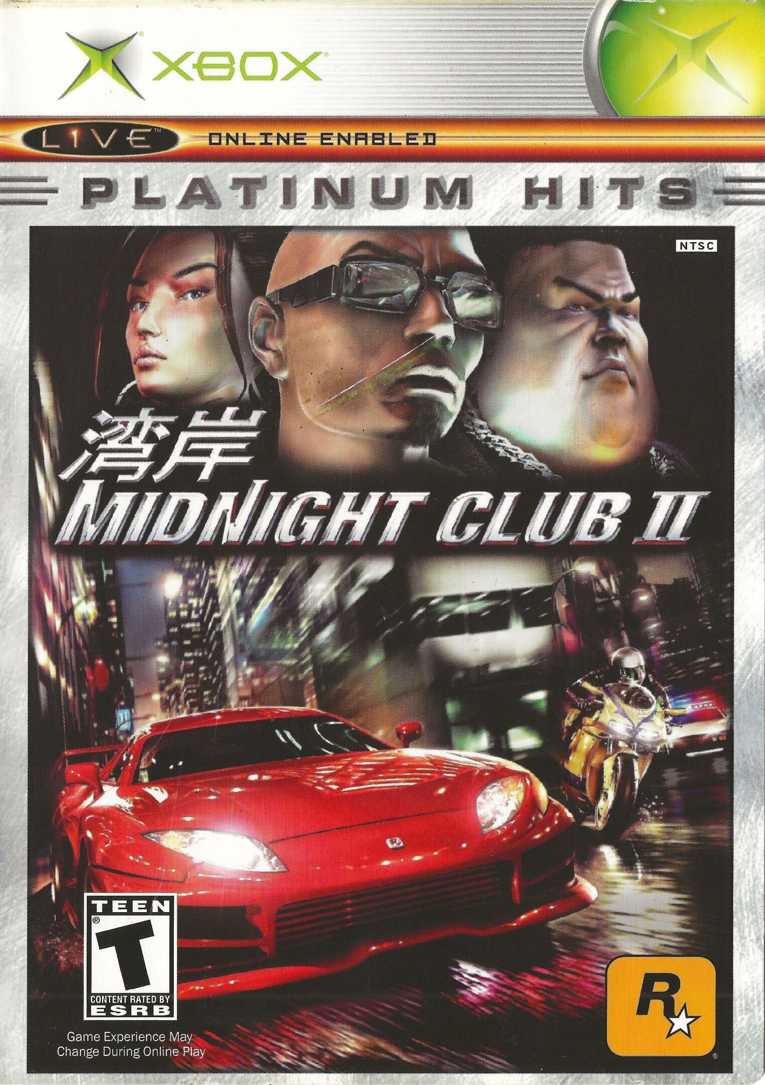 Midnight Club II (Platinum Hits) - (XB) Xbox [Pre-Owned] Video Games Rockstar Games   