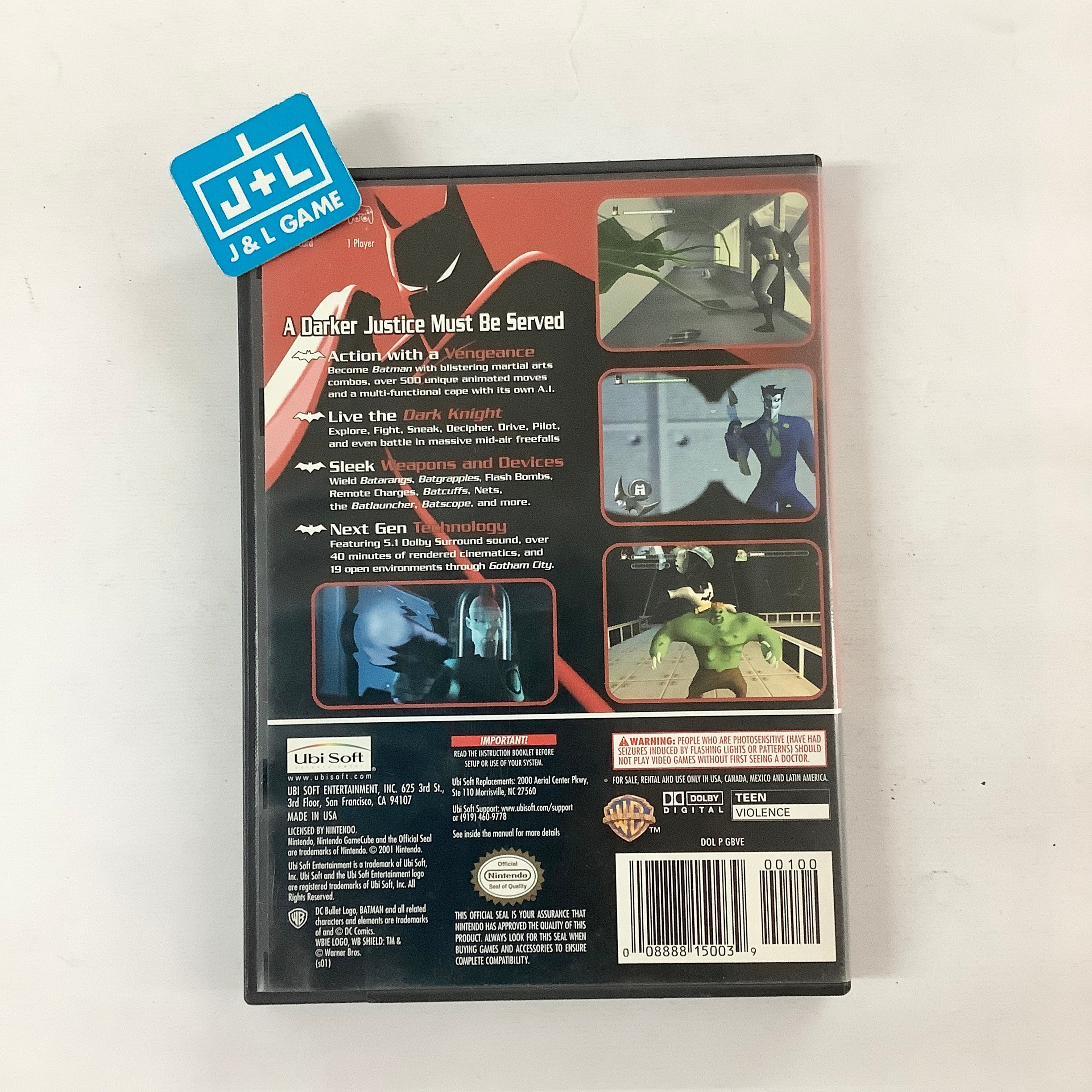 Batman: Vengeance - (GC) GameCube [Pre-Owned] Video Games Ubisoft   