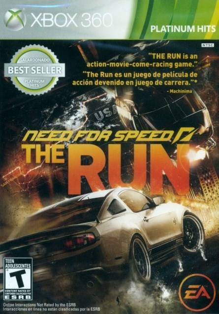 Need For Speed: The Run (Platinum Hits) - Xbox 360 [Pre-Owned] Video Games Electronic Arts   