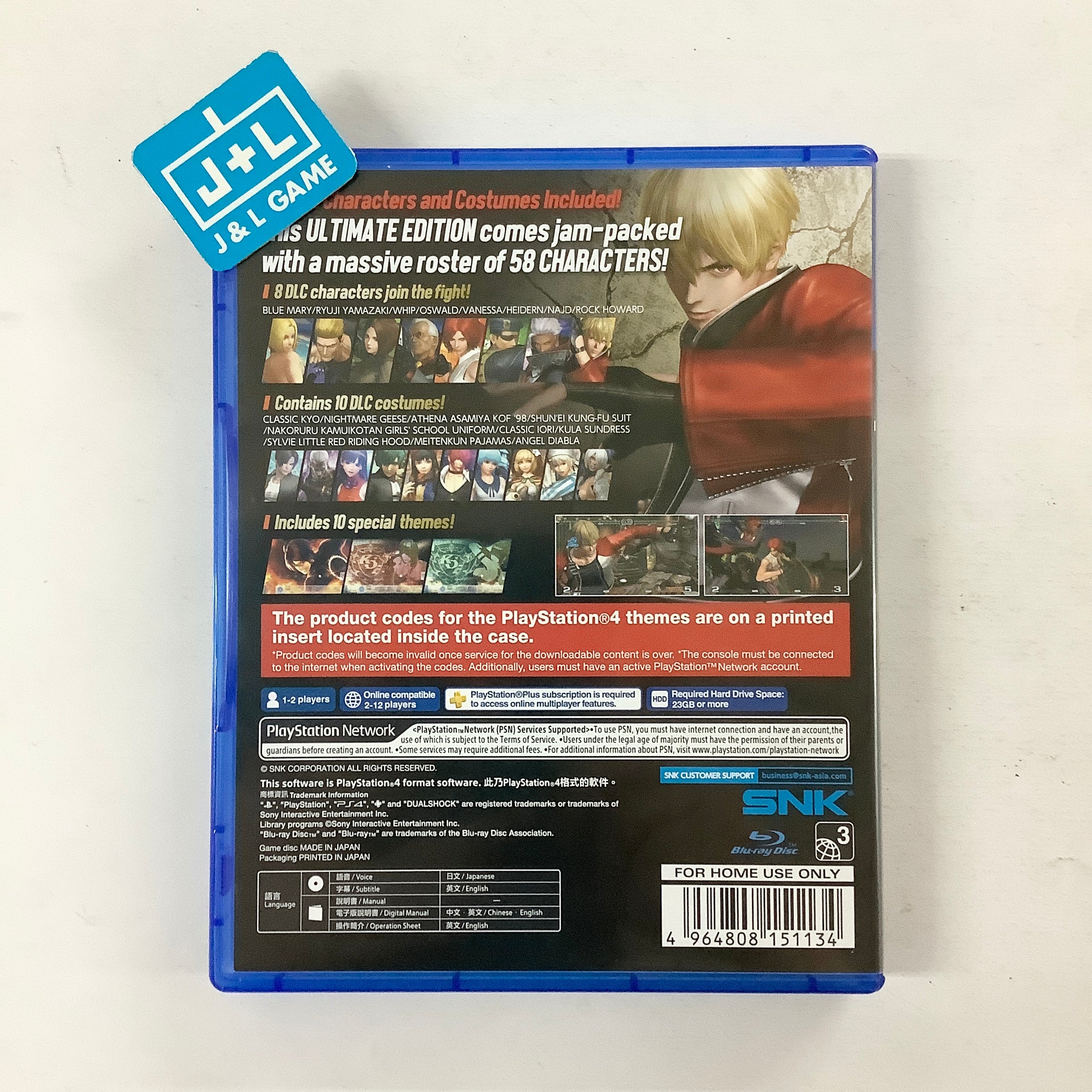 The King of Fighters XIV Ultimate Edition - (PS4) PlayStation 4 [Pre-Owned]  (Asia Import) Video Games SNK Playmore   