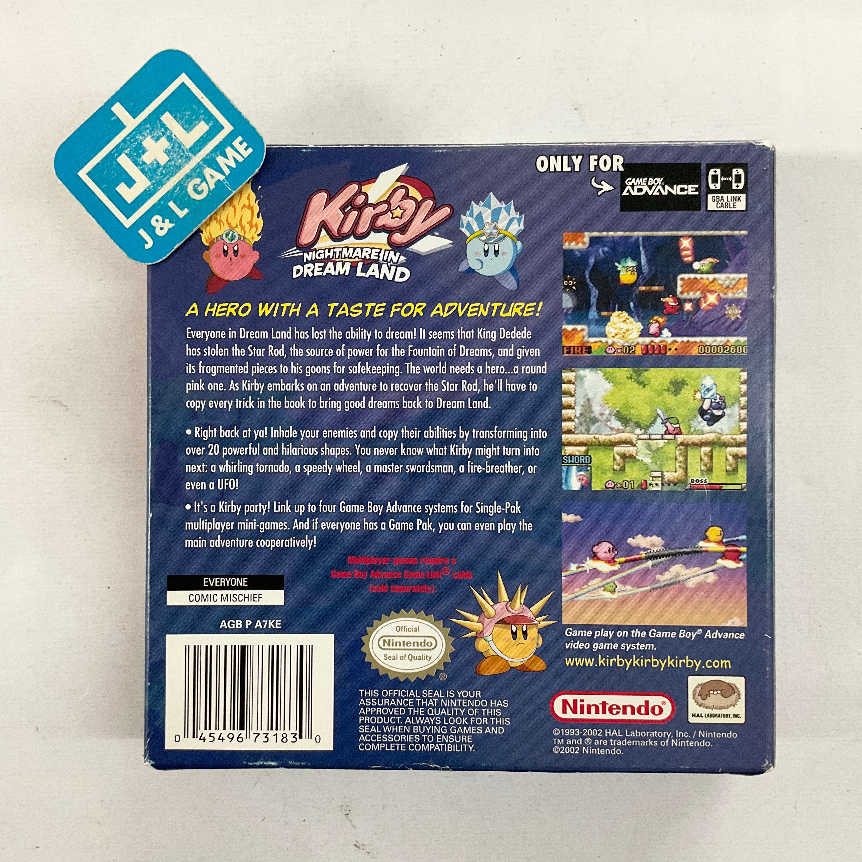 Kirby: Nightmare in Dream Land - (GBA) Game Boy Advance [Pre-Owned] Video Games Nintendo   