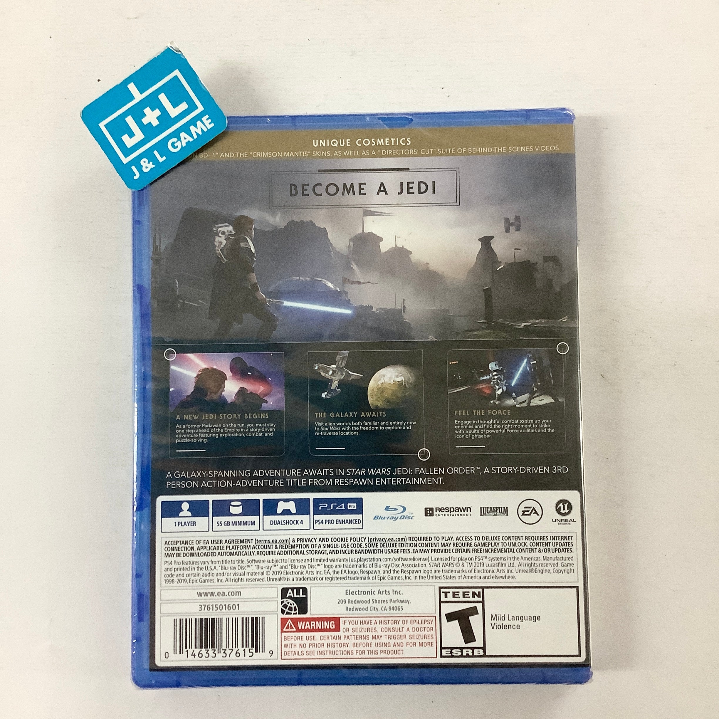 Star Wars Jedi: Fallen Order (Deluxe Edition) - (PS4) PlayStation 4 Video Games Electronic Arts