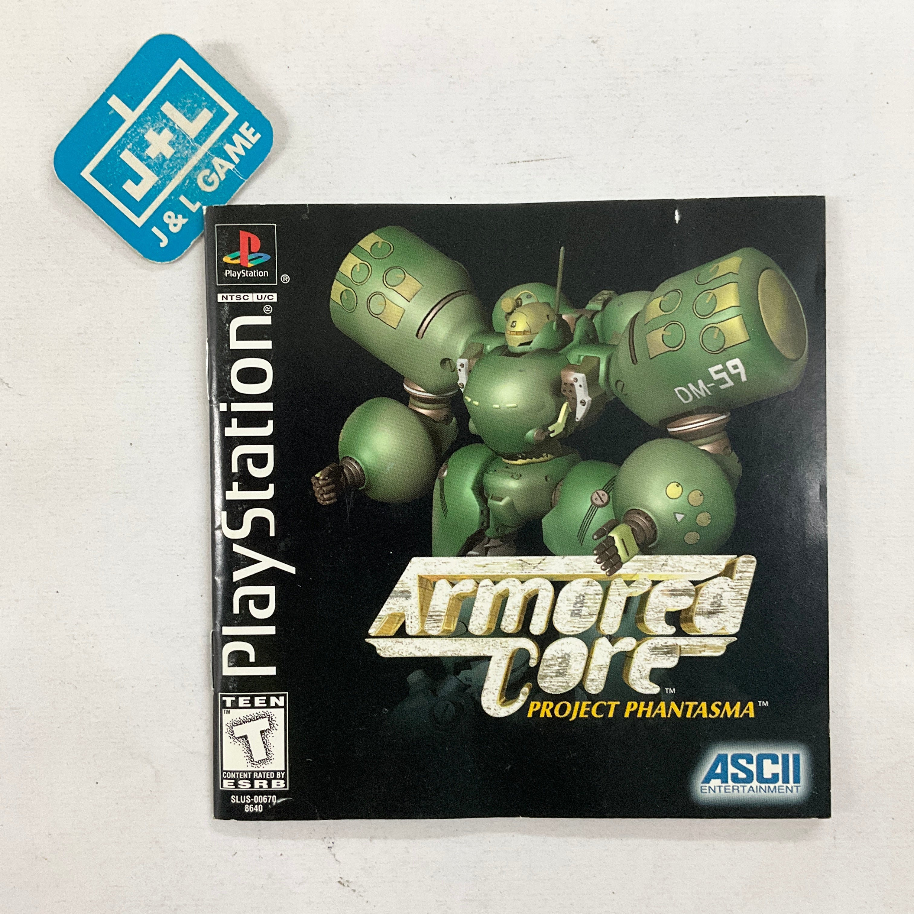 Armored Core: Project Phantasma - (PS1) Playstation 1 [Pre-Owned] Video Games ASCII Entertainment   