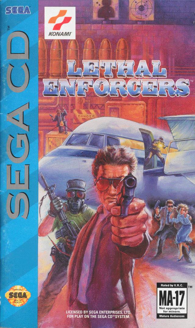 Lethal Enforcers for Sega CD - high quality Complete