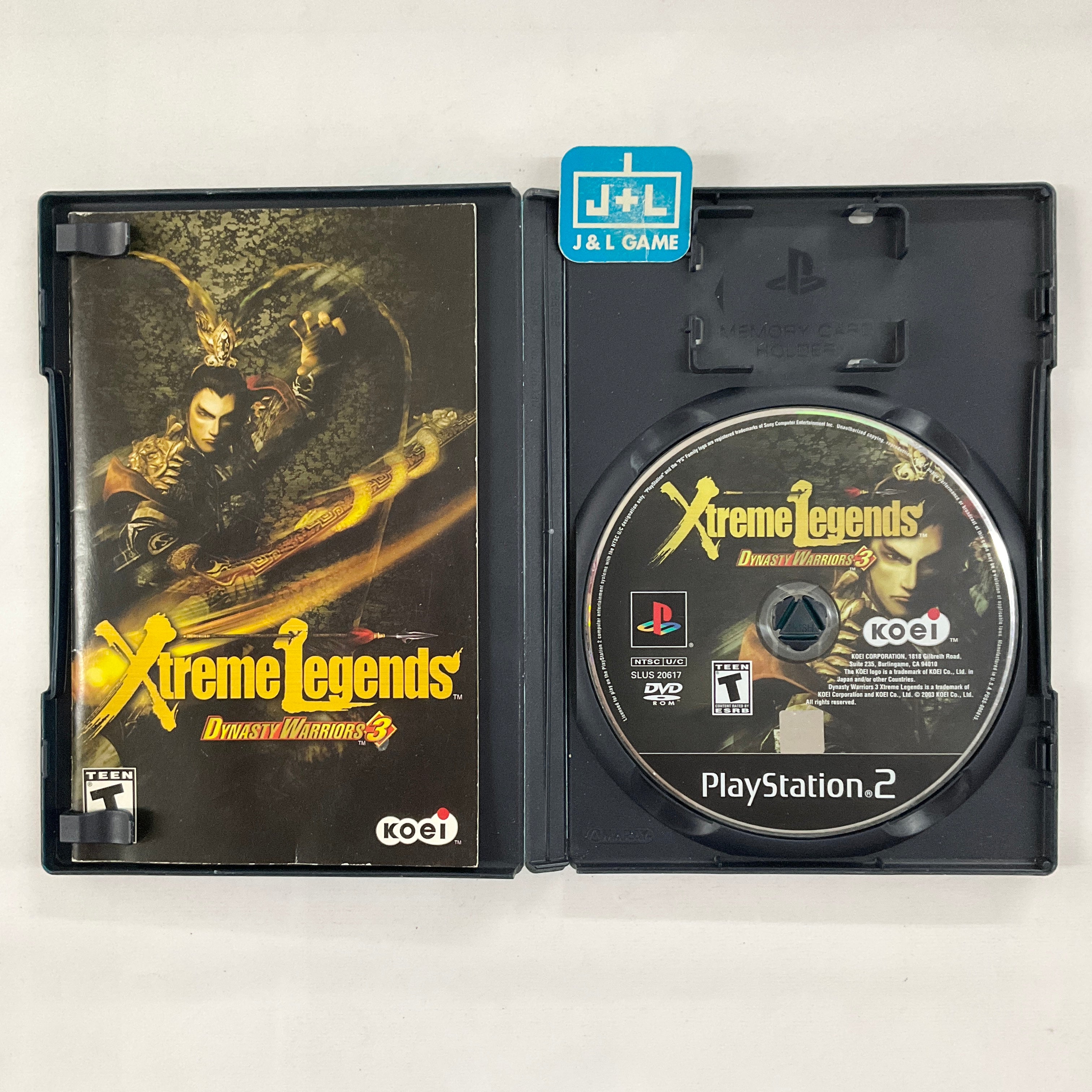 Dynasty Warriors 3: Xtreme Legends - (PS2) PlayStation 2 [Pre-Owned] Video Games Koei   