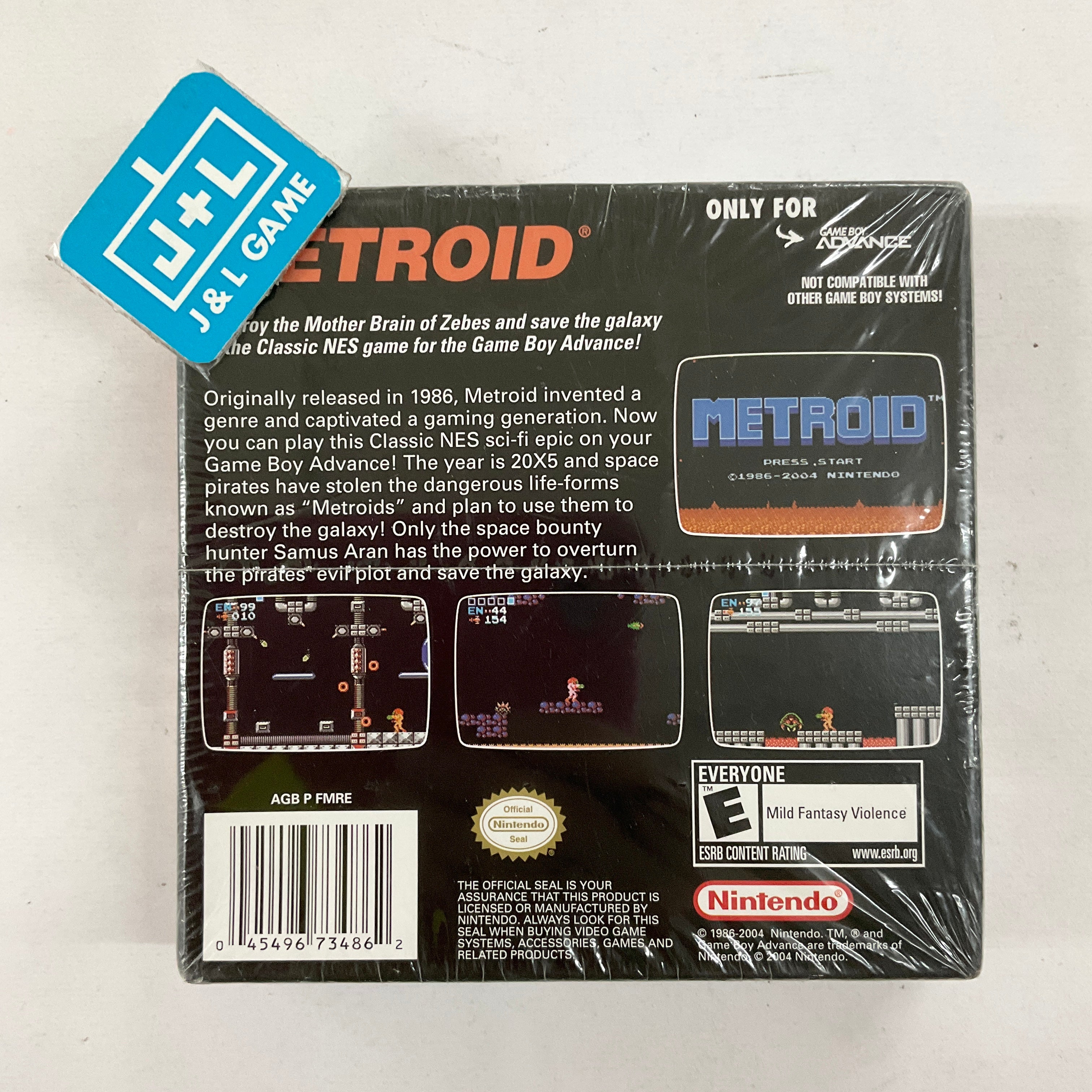 Classic NES Series: Metroid - (GBA) Game Boy Advance Video Games Nintendo   