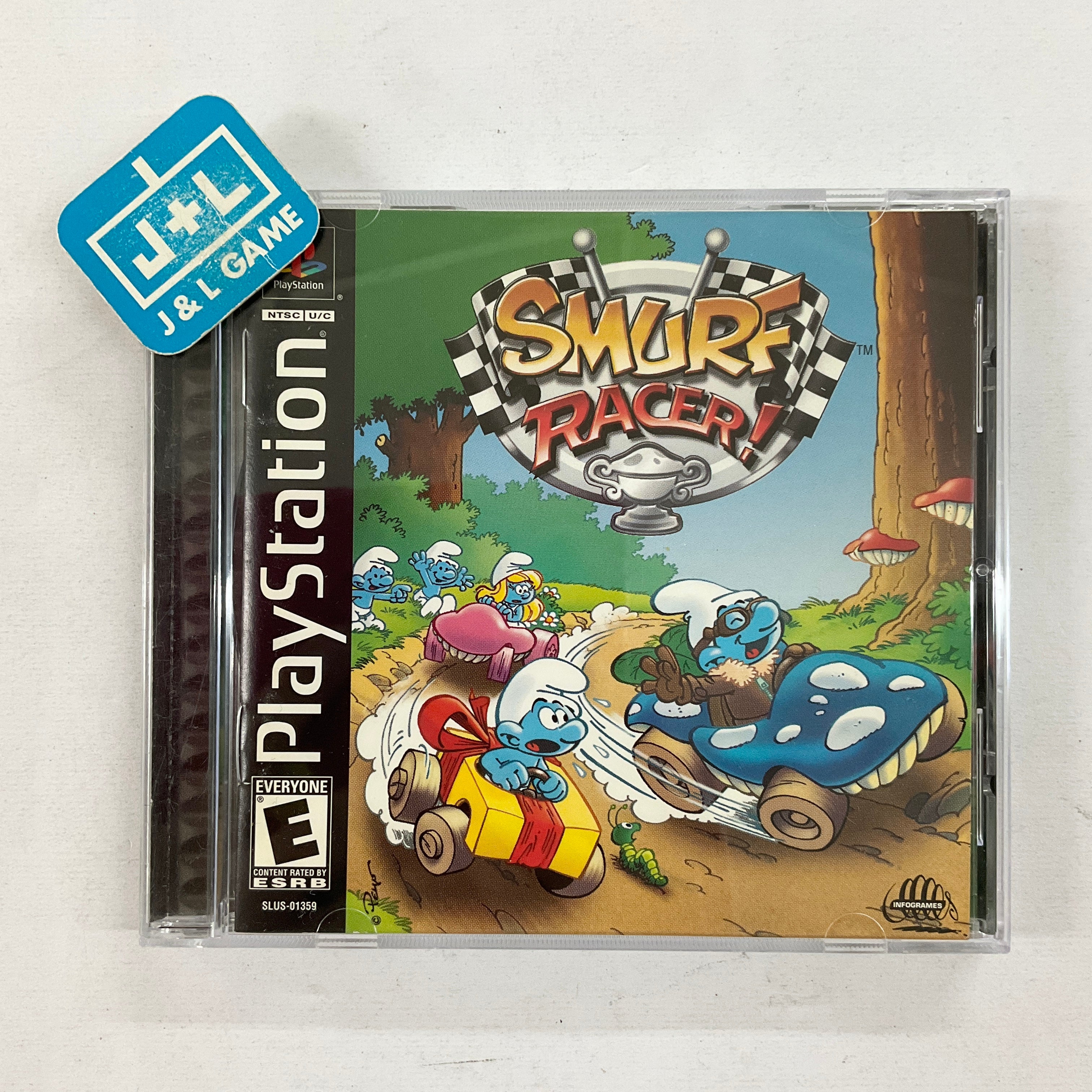 Smurf Racer - (PS1) PlayStation 1 [Pre-Owned] Video Games Infogrames   