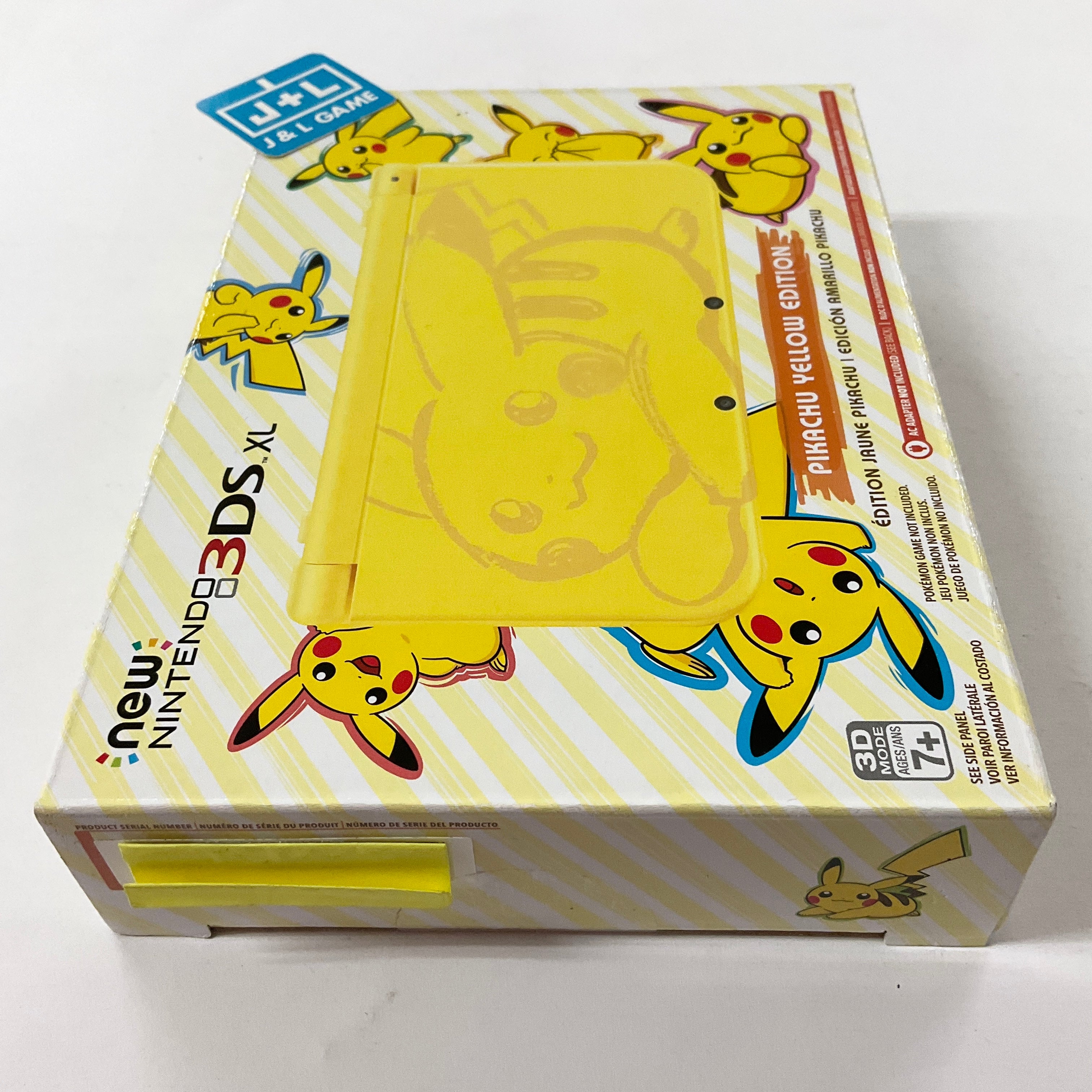 Nintendo New 3DS XL Console (Pikachu Yellow Edition) - Nintendo