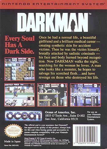 Darkman - (NES) Nintendo Entertainment System [Pre-Owned] Video Games Ocean