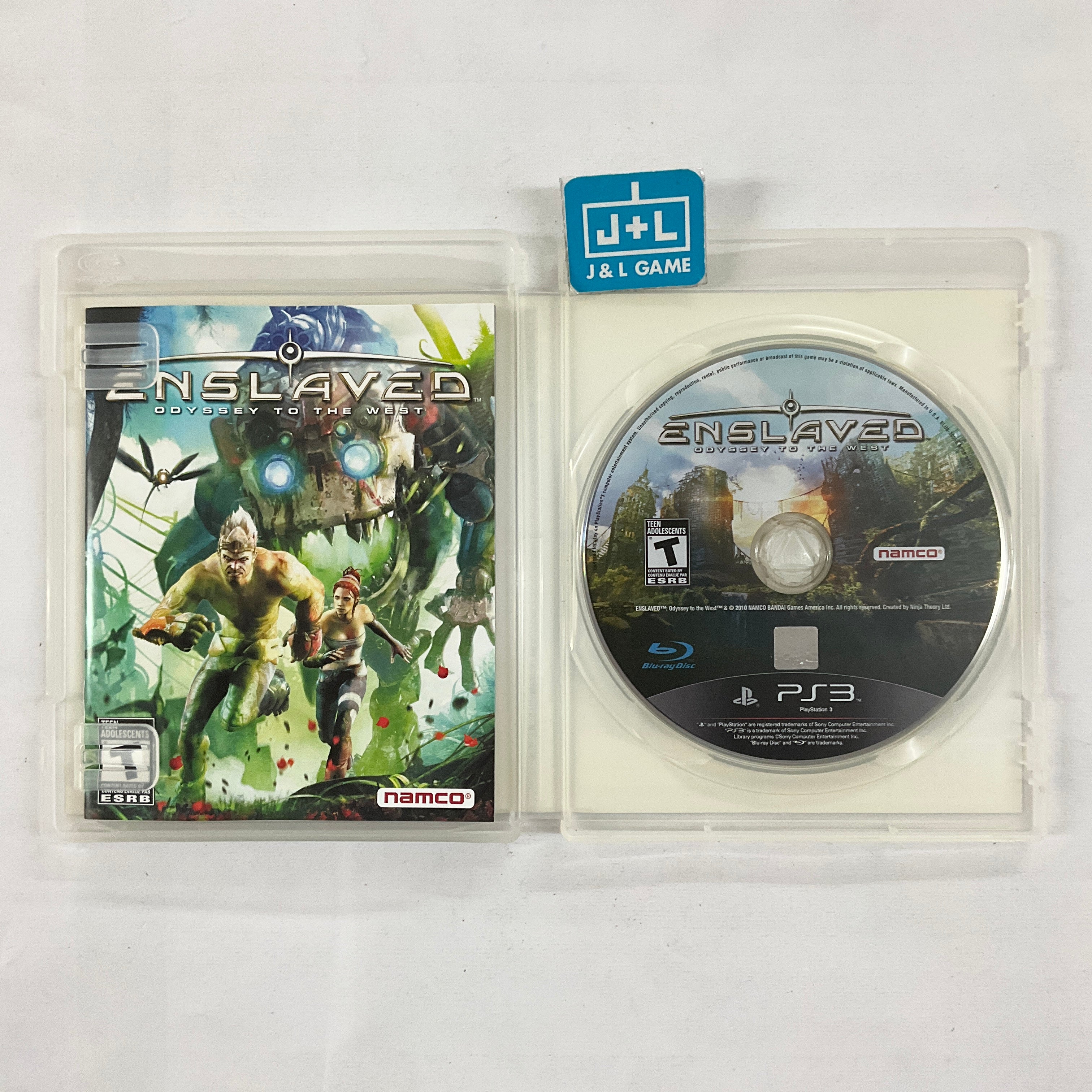 Enslaved: Odyssey to the West (With Comic Book) - (PS3) PlayStation 3 [Pre-Owned] Video Games Namco Bandai Games