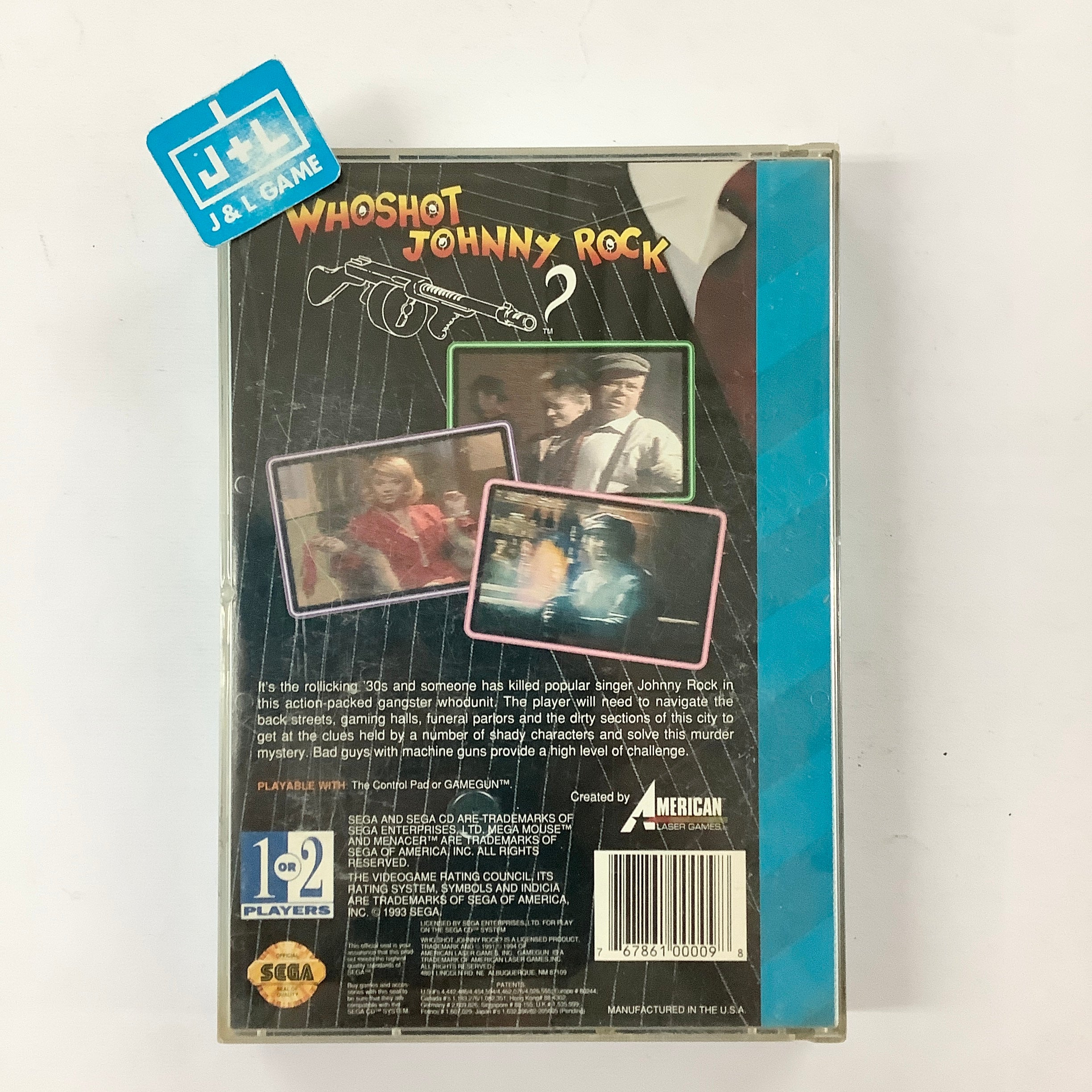 Who Shot Johnny Rock? - SEGA CD [Pre-Owned]