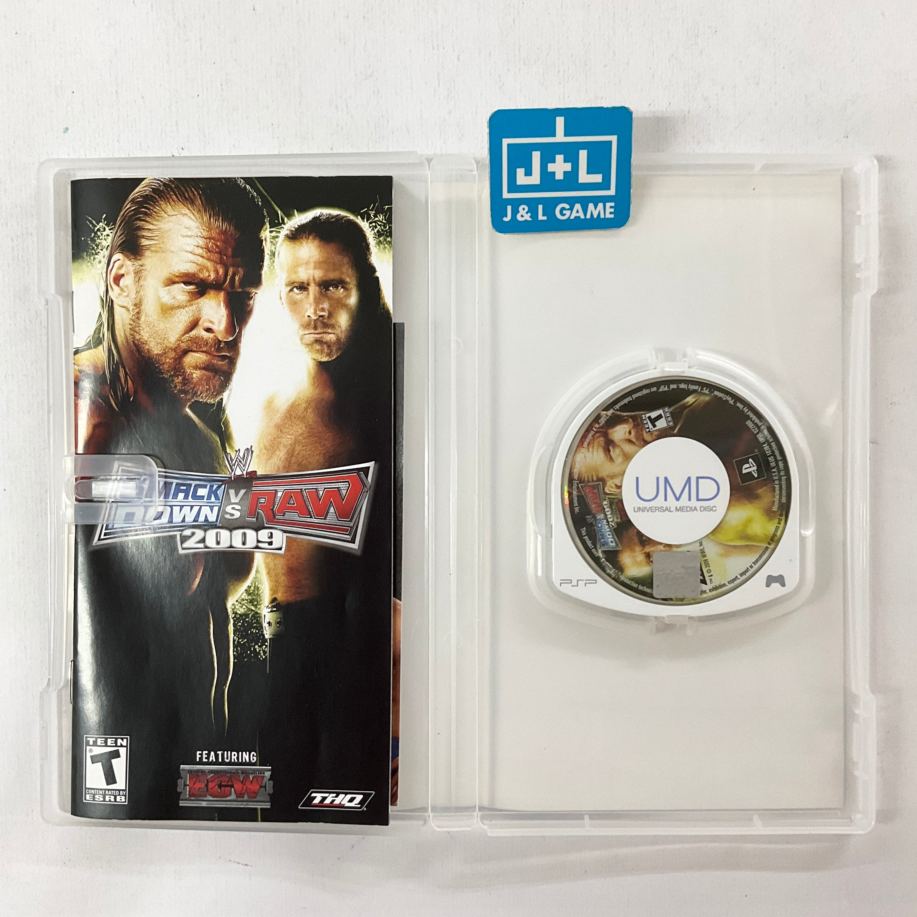 WWE SmackDown vs. Raw 2009 - SONY PSP [Pre-Owned] Video Games THQ   