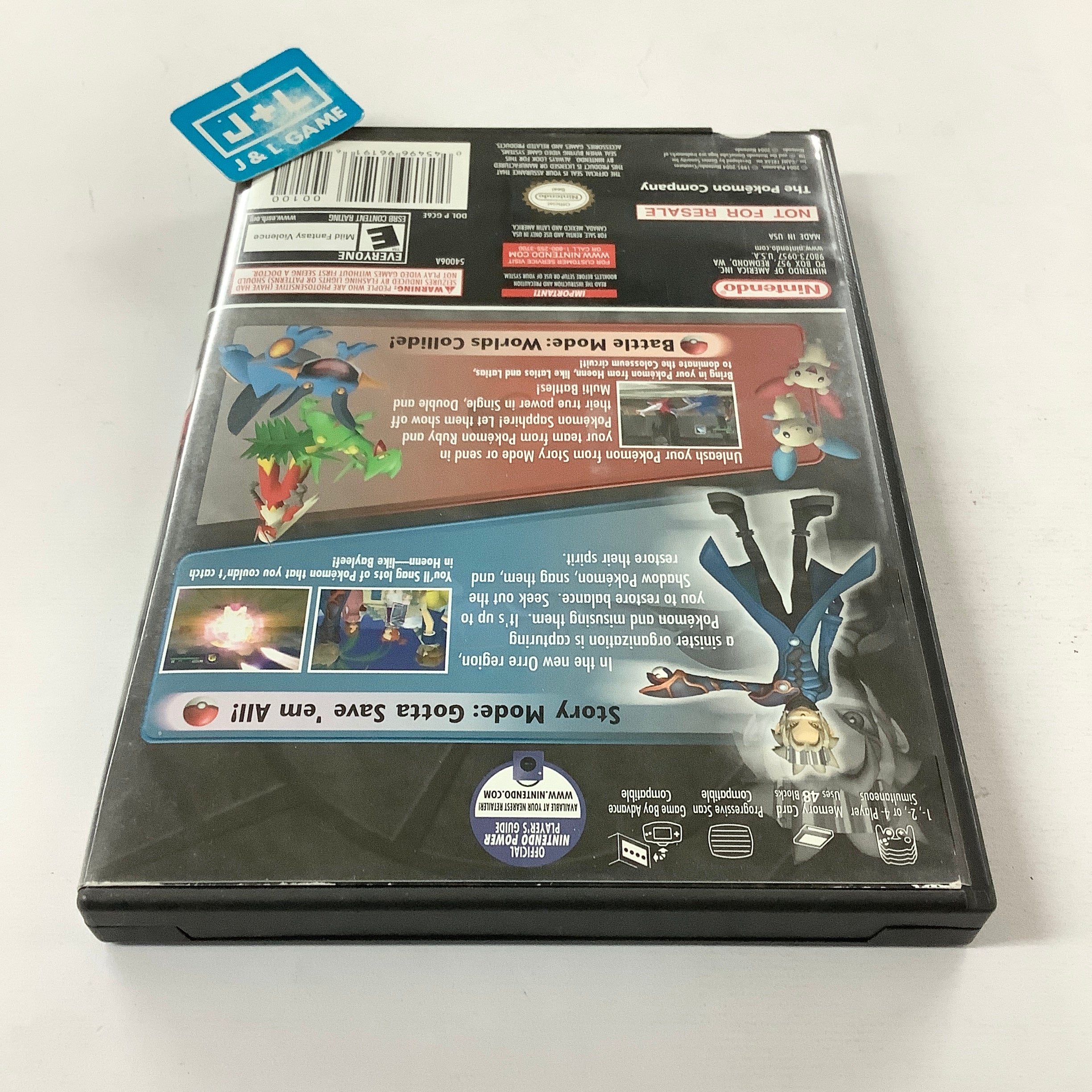 Pokemon Colosseum + authentic R&S Box