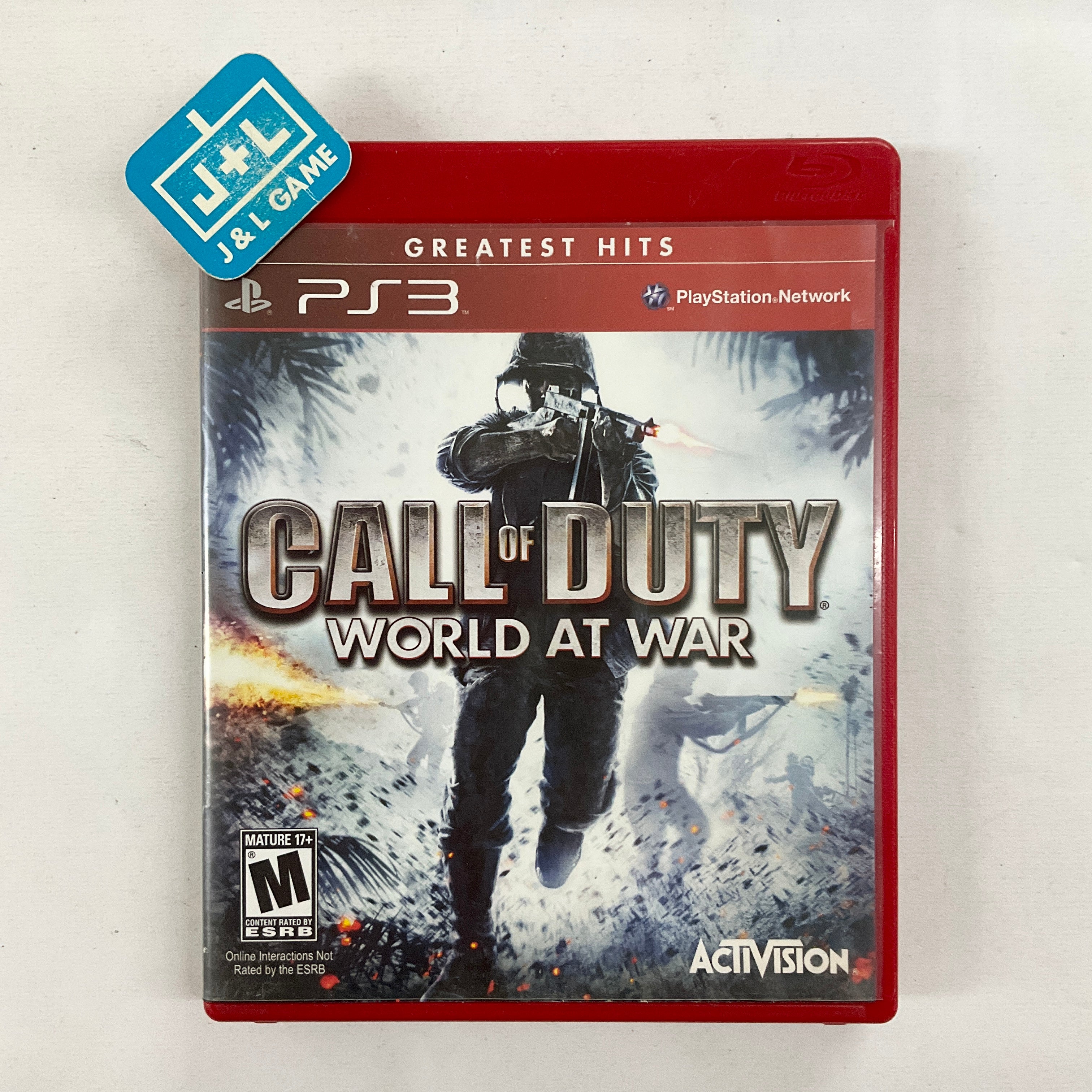 Call of Duty: World at War (Greatest Hits) - (PS3) PlayStation 3 [Pre-Owned] Video Games Activision   