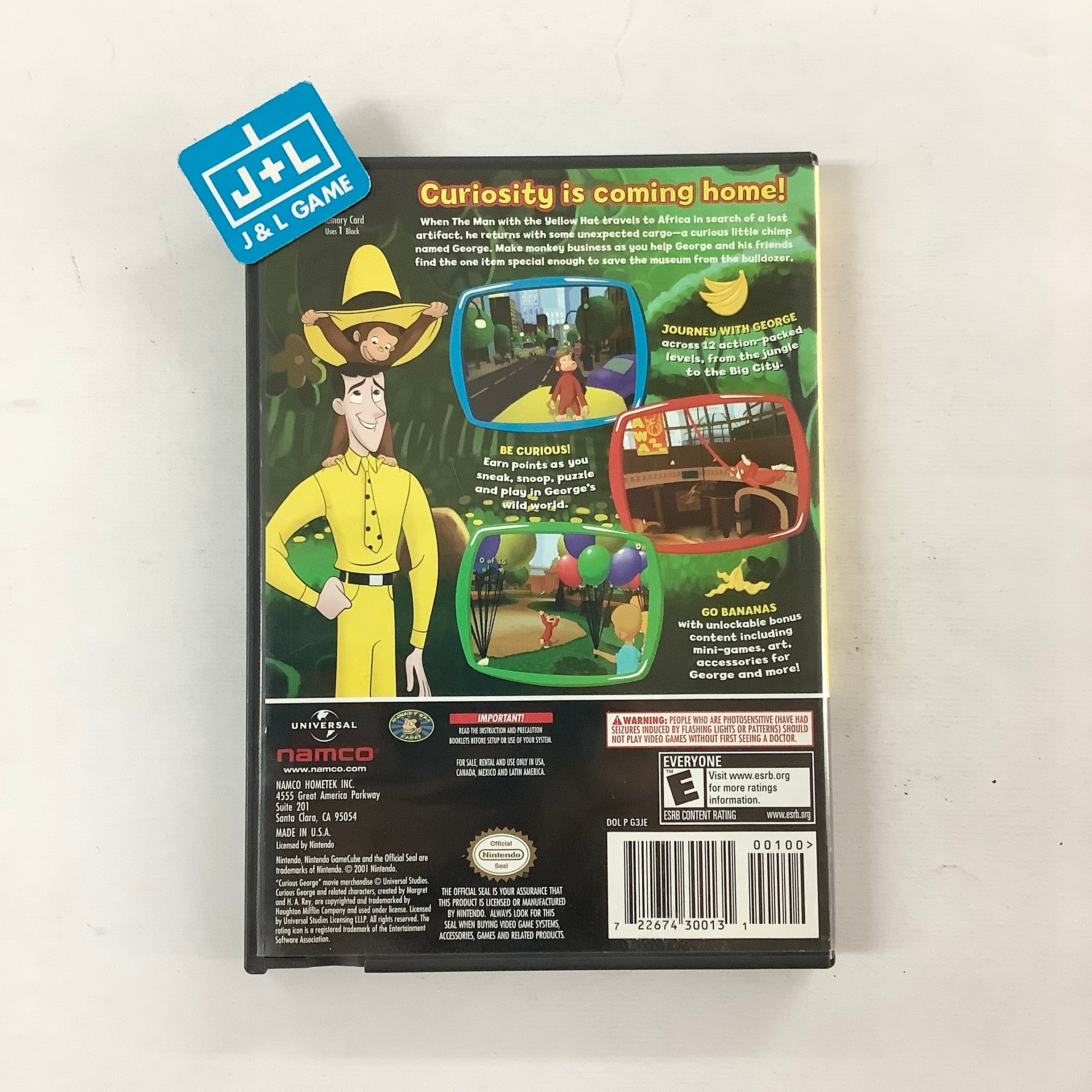 Curious George - (GC) GameCube [Pre-Owned] Video Games Bandai Namco Entertainment America   