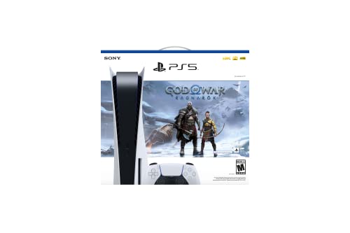 SONY PlayStation 5 Disc Edition Console (God of War Ragnarok Bundle) (Model CFI-1215A) - (PS5) PlayStation 5 [Pre-Owned] Video Games PlayStation   