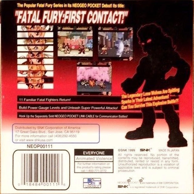 Fatal Fury: First Contact - SNK NeoGeo Pocket Color [Pre-Owned] Video Games SNK