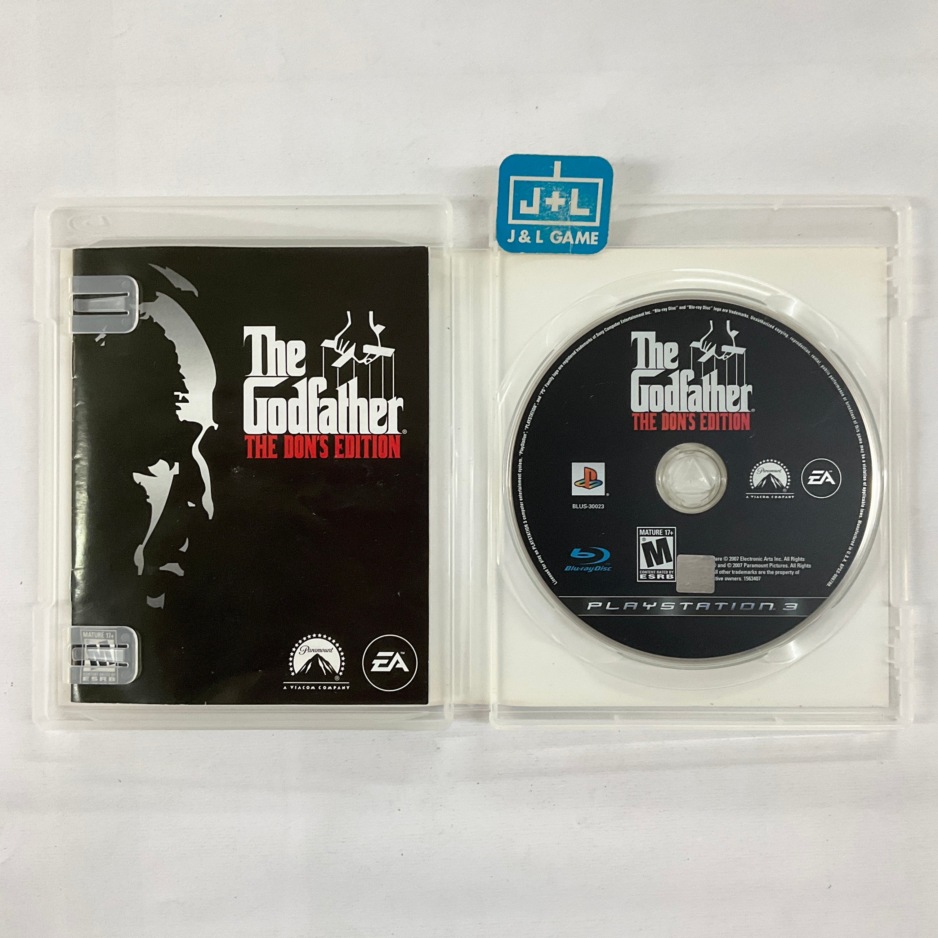 The Godfather: The Don's Edition - (PS3) PlayStation 3 [Pre-Owned] Video Games Electronic Arts   