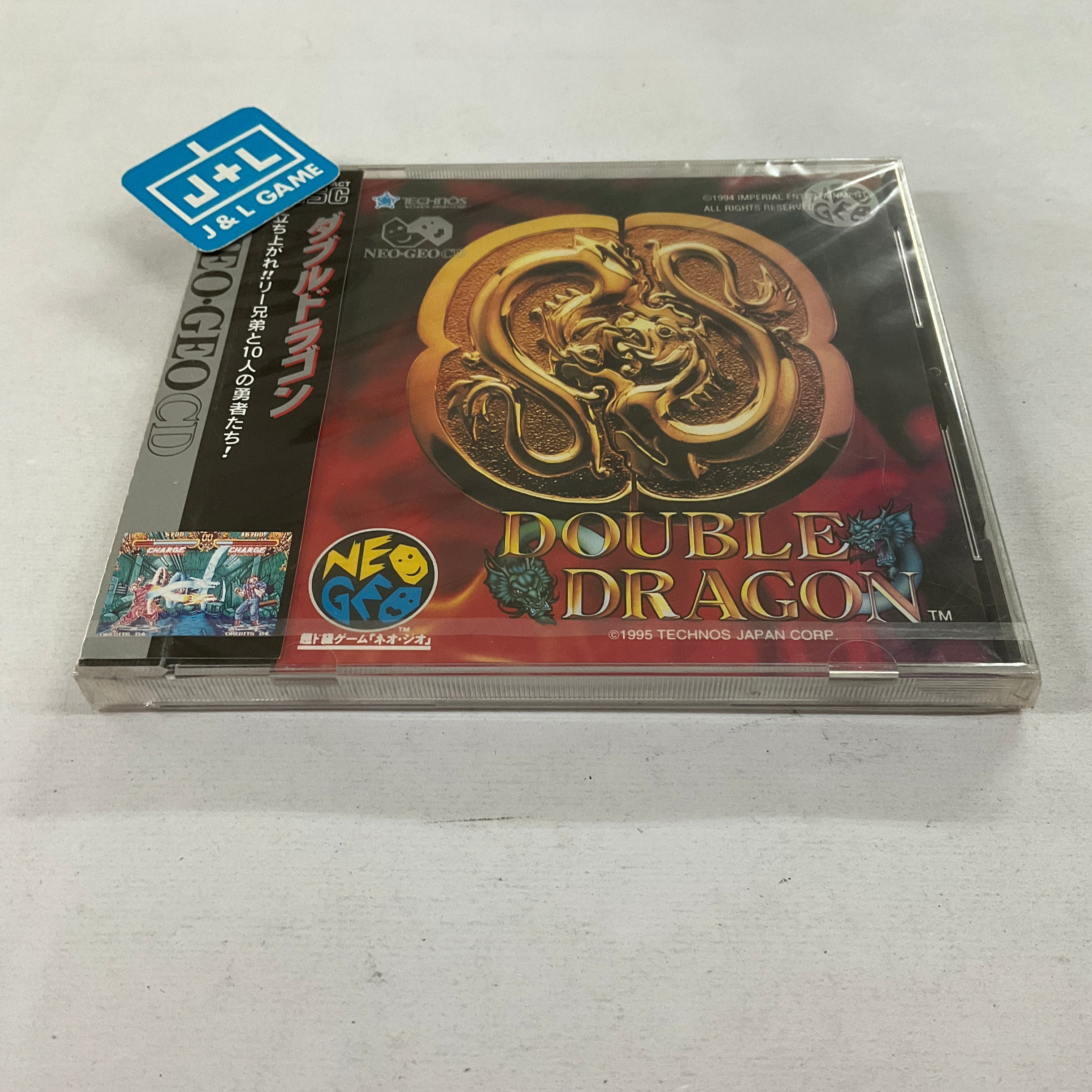 Double Dragon - SNK NeoGeo CD (Japanese Import) Video Games Technos   