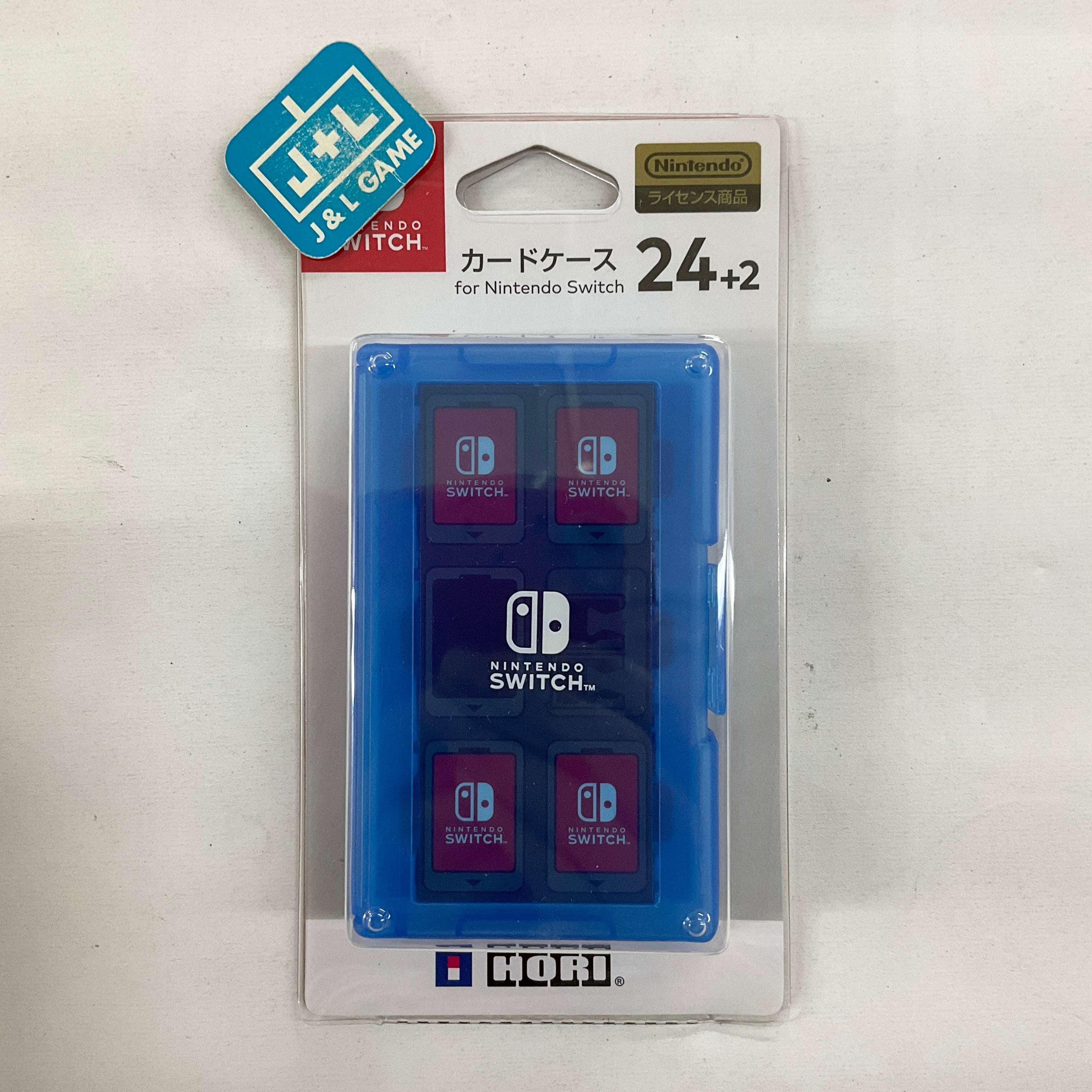 HORI Nintendo Switch Game Card Case 24 (Blue) - (NSW) Nintendo Switch (Japanese Import) Accessories Hori   