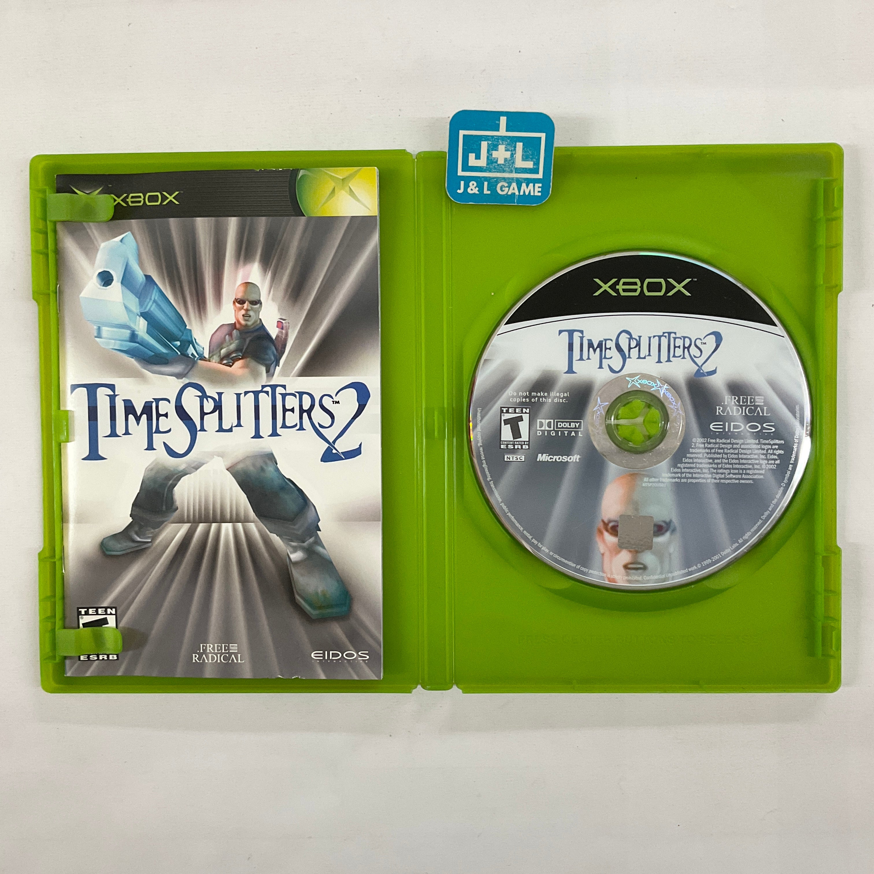 TimeSplitters 2 - (XB) Xbox [Pre-Owned] Video Games Eidos Interactive   