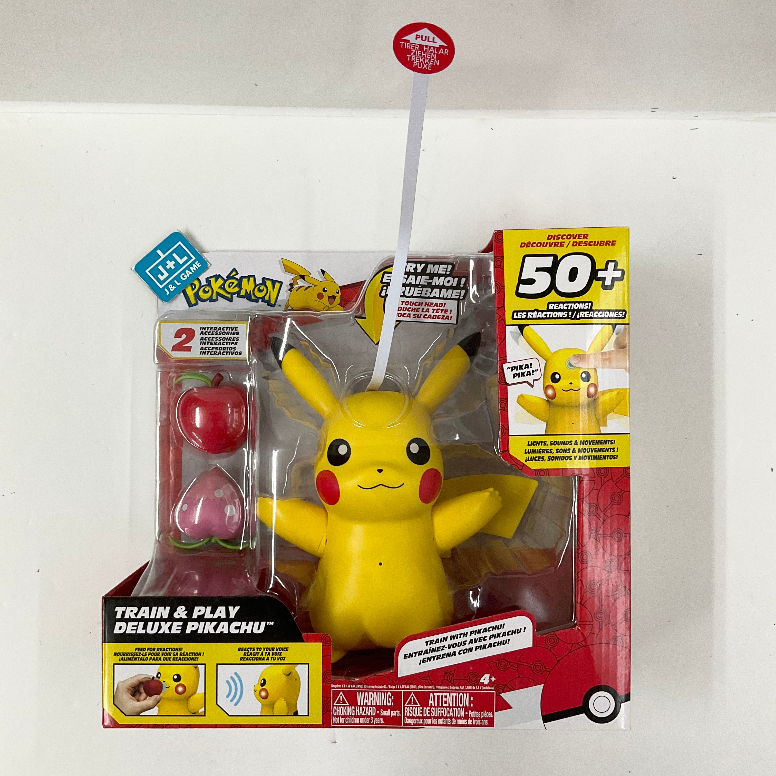 Pokémon Train and Play Deluxe Pikachu - Toys Toy Pokemon   