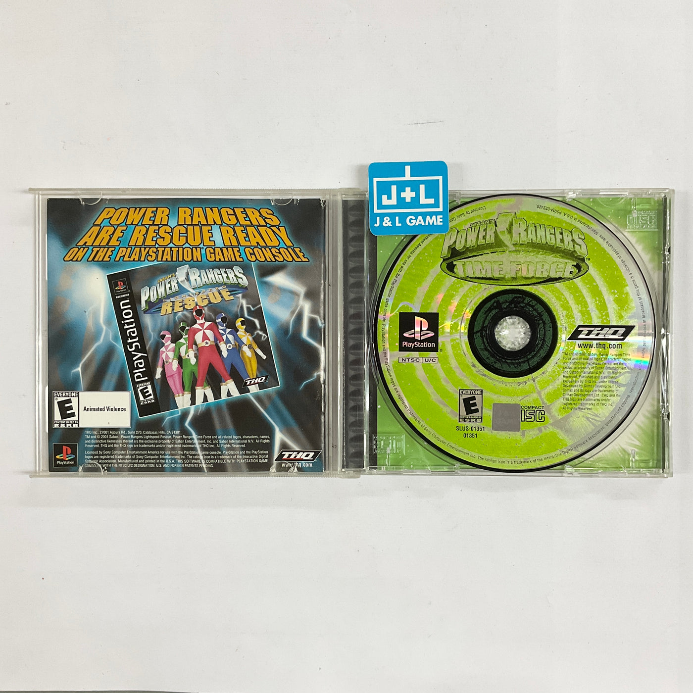 Saban's Power Rangers: Time Force - (PS1) Playstation 1 [Pre-Owned] | J ...