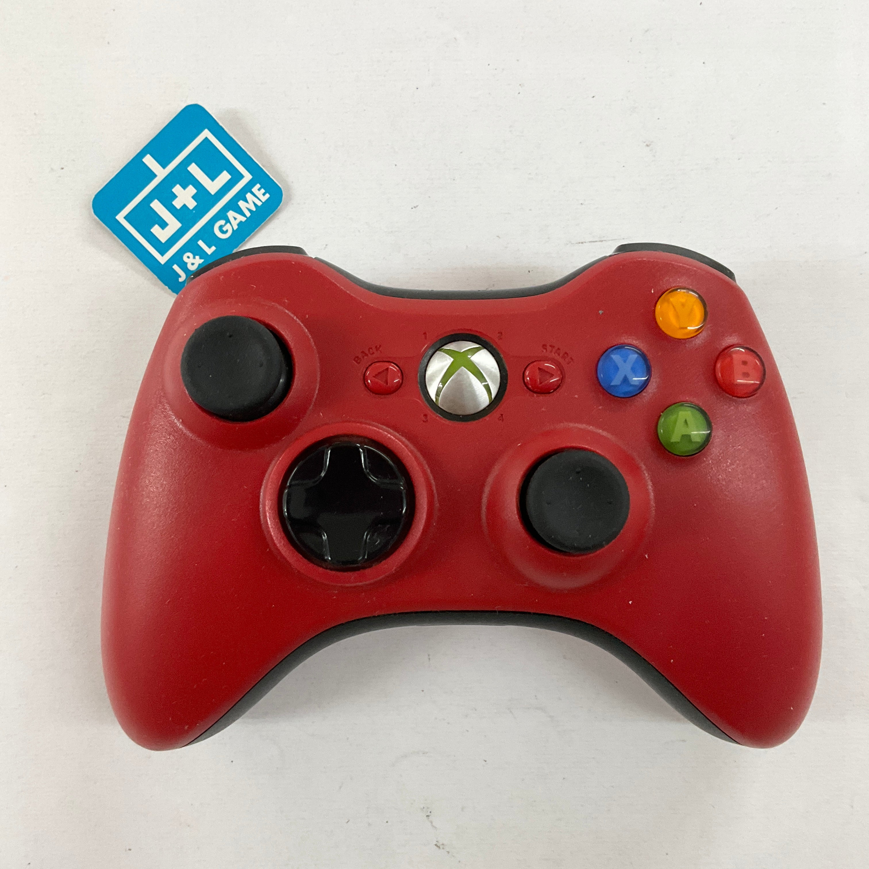 Microsoft Xbox 360 Wireless Controller (Red) - Xbox 360 [Pre-Owned] Accessories Microsoft   