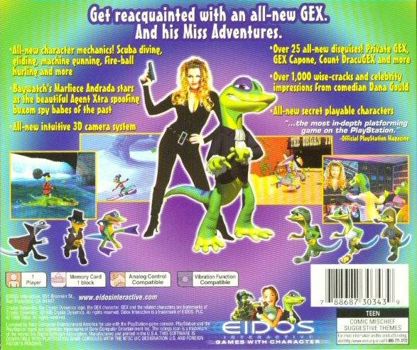 Prima's Official Strategy Guide GEX 3 Deep Cover Gecko buy PlayStation ONE/PS1